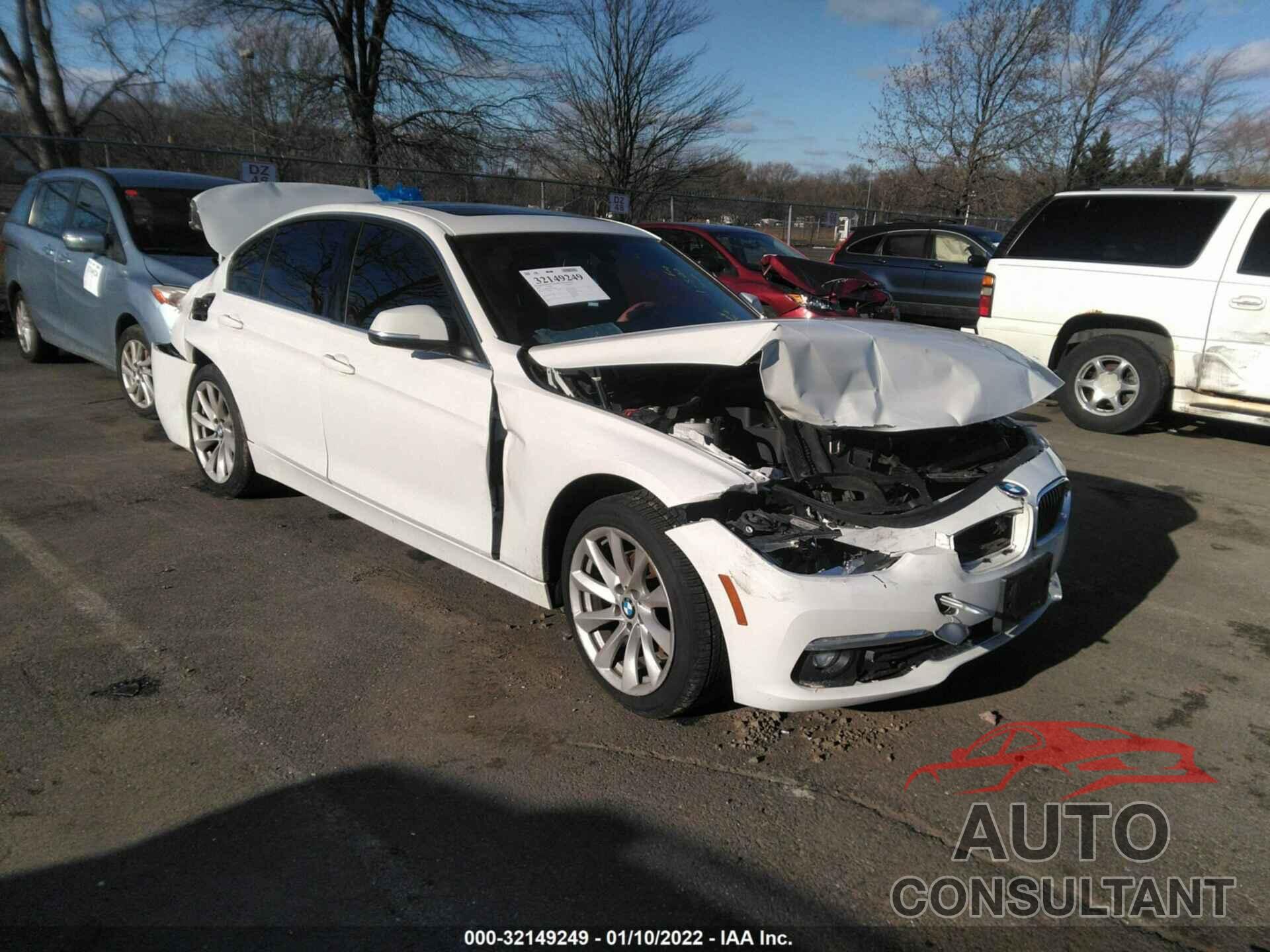 BMW 3 SERIES 2016 - WBA8E3G58GNU03709