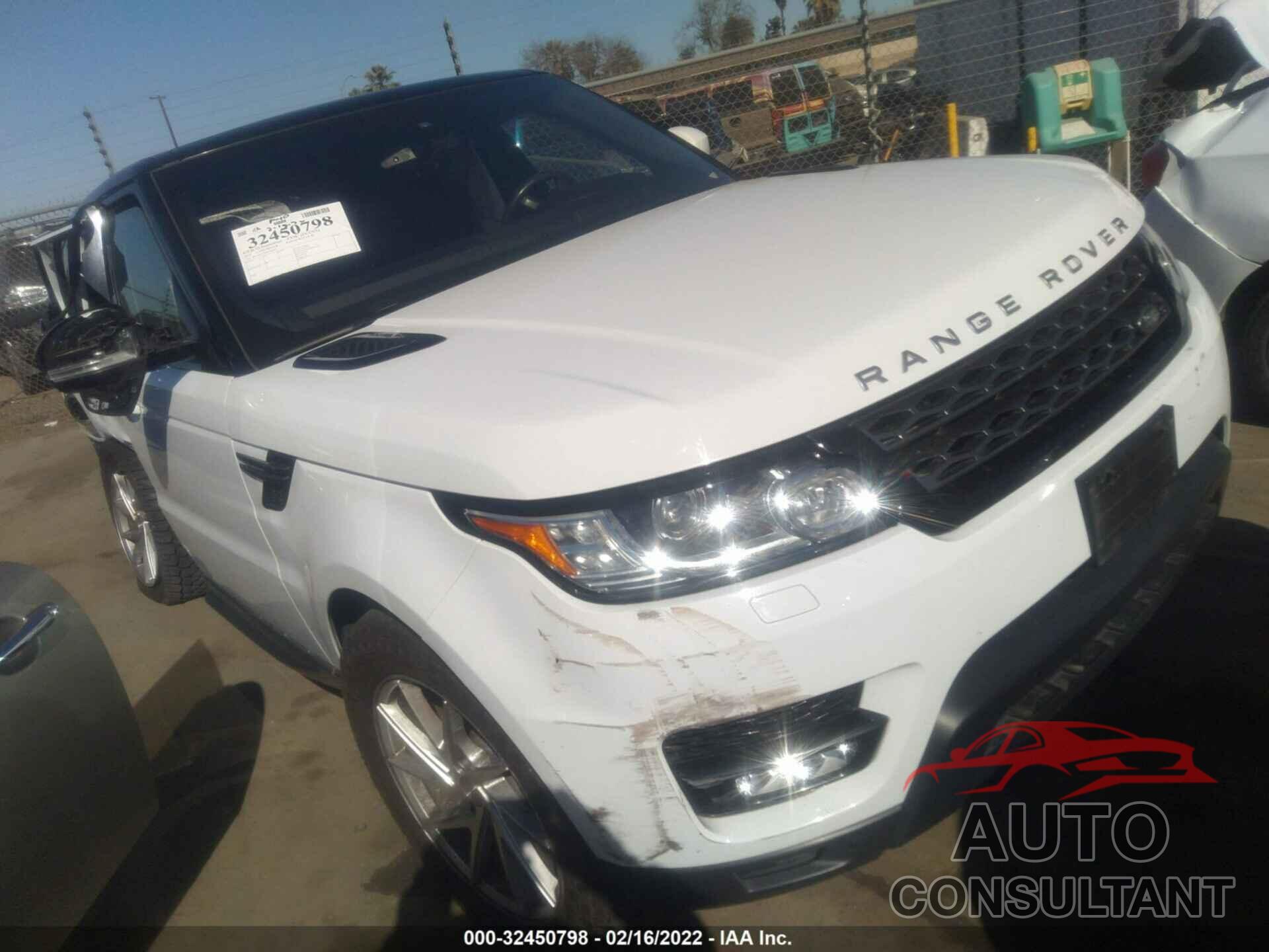 LAND ROVER RANGE ROVER SPORT 2016 - SALWG2VF4GA636075
