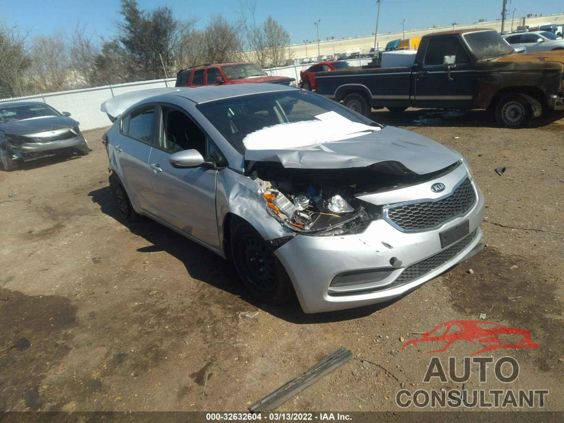 KIA FORTE 2016 - KNAFK4A61G5608716