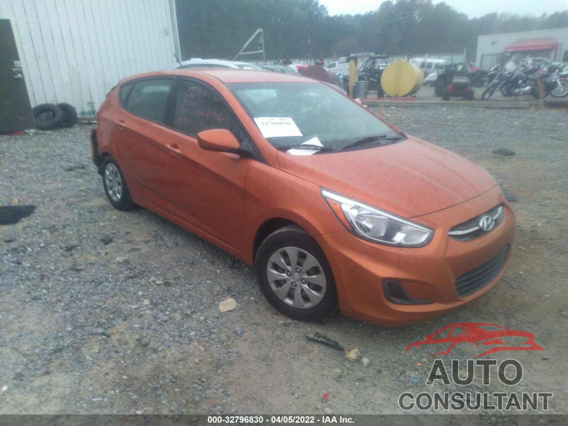 HYUNDAI ACCENT 2017 - KMHCT5AE3HU307223