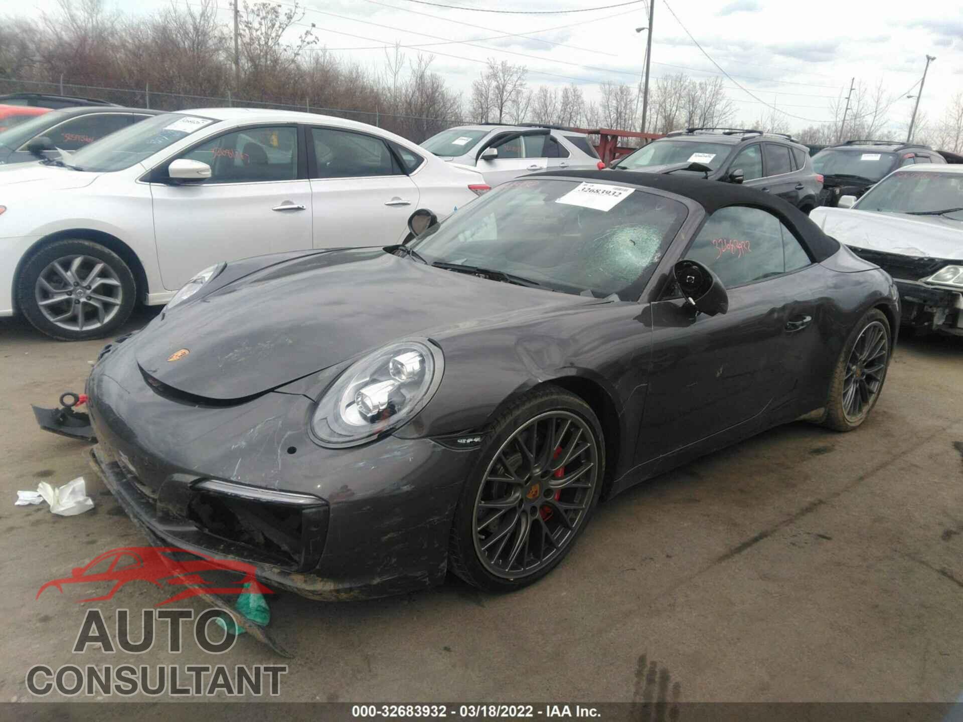 PORSCHE 911 2017 - WP0CB2A91HS155852