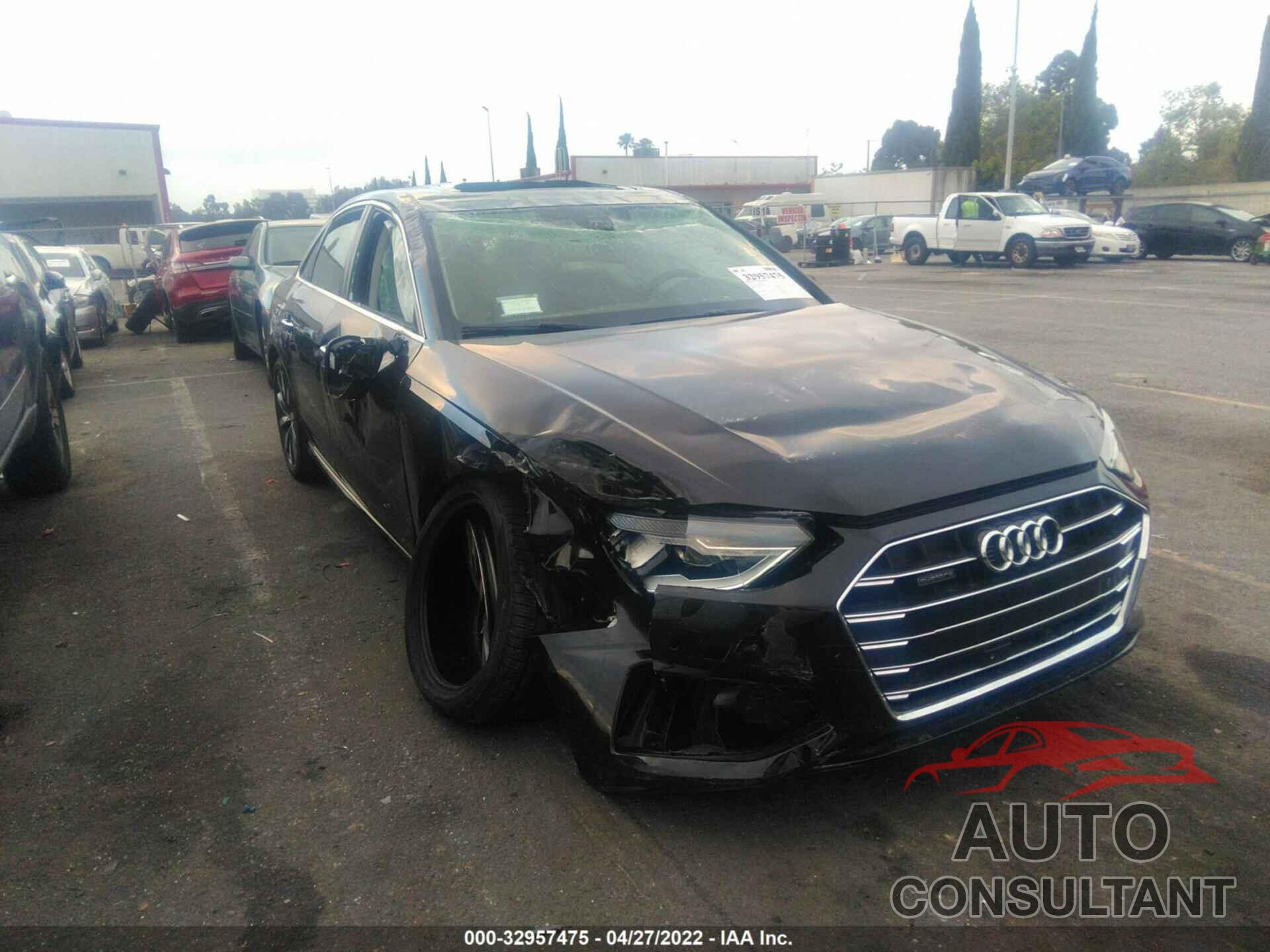 AUDI A4 SEDAN 2021 - WAUABAF44MN012589