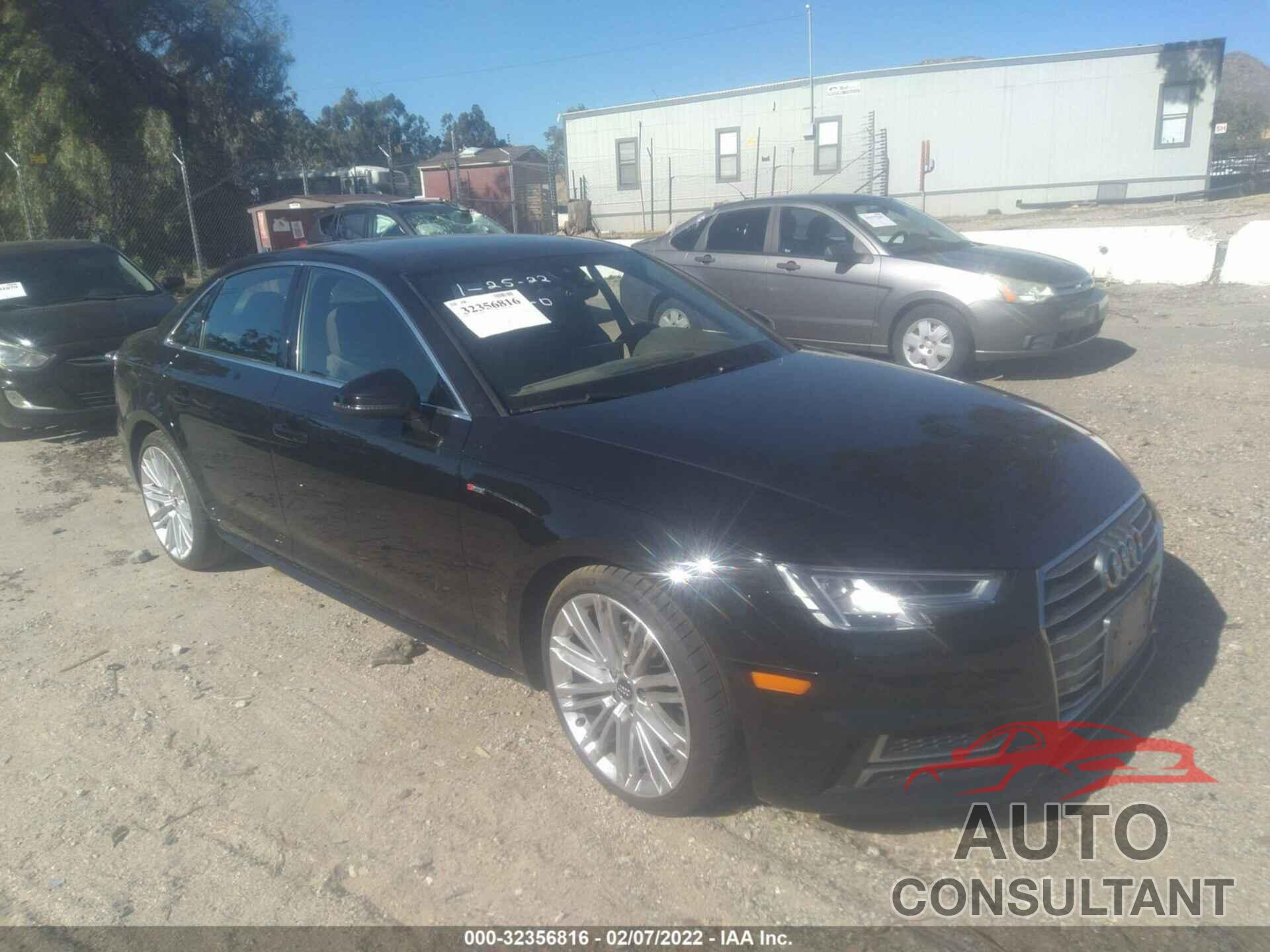 AUDI A4 2018 - WAULMAF47JA101501