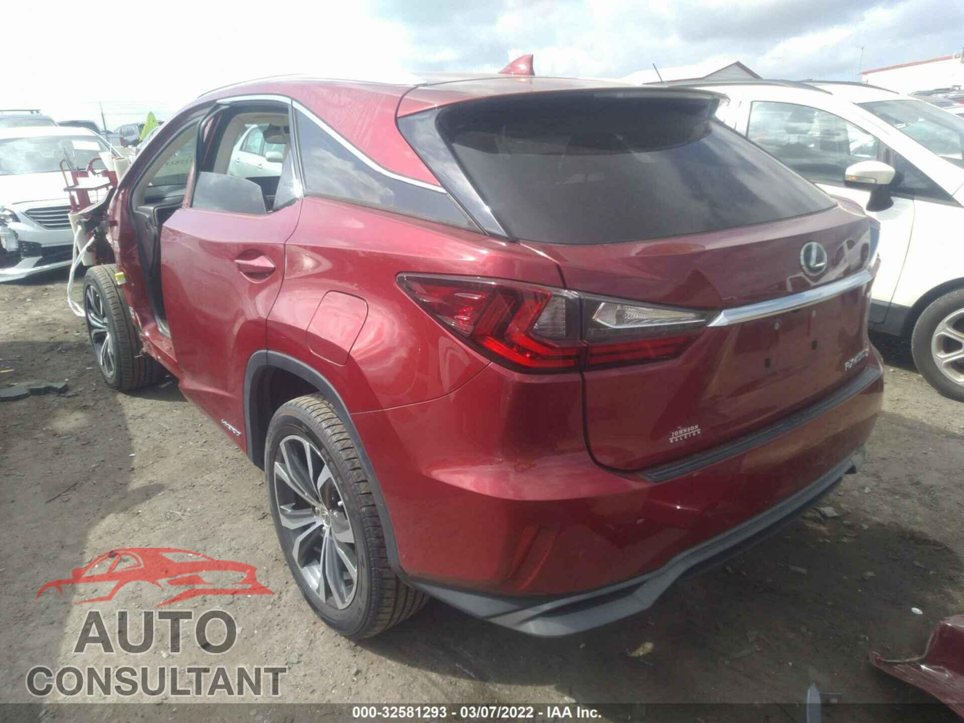 LEXUS RX 2017 - 2T2BGMCA1HC014132