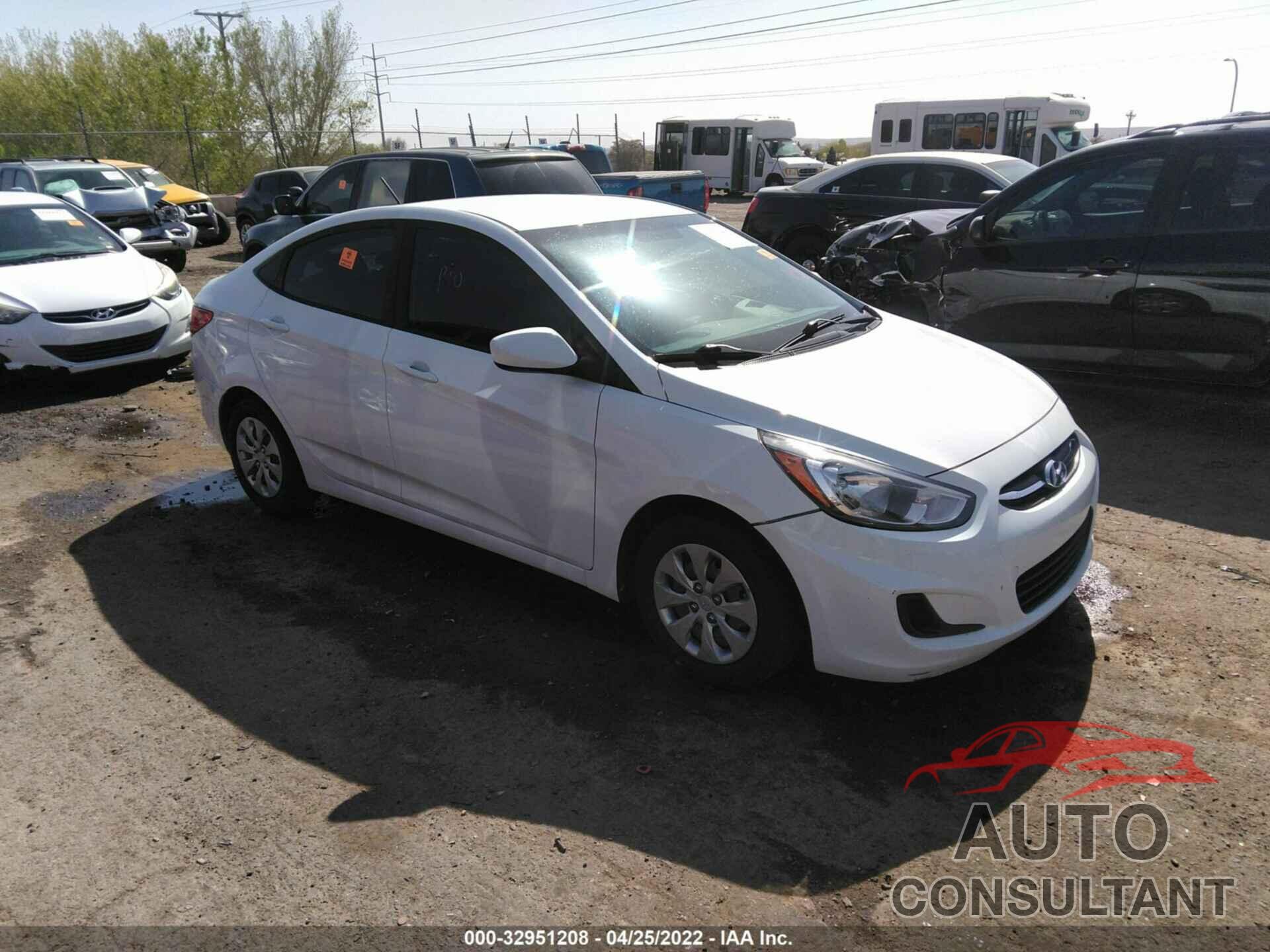 HYUNDAI ACCENT 2016 - KMHCT4AE3GU085517