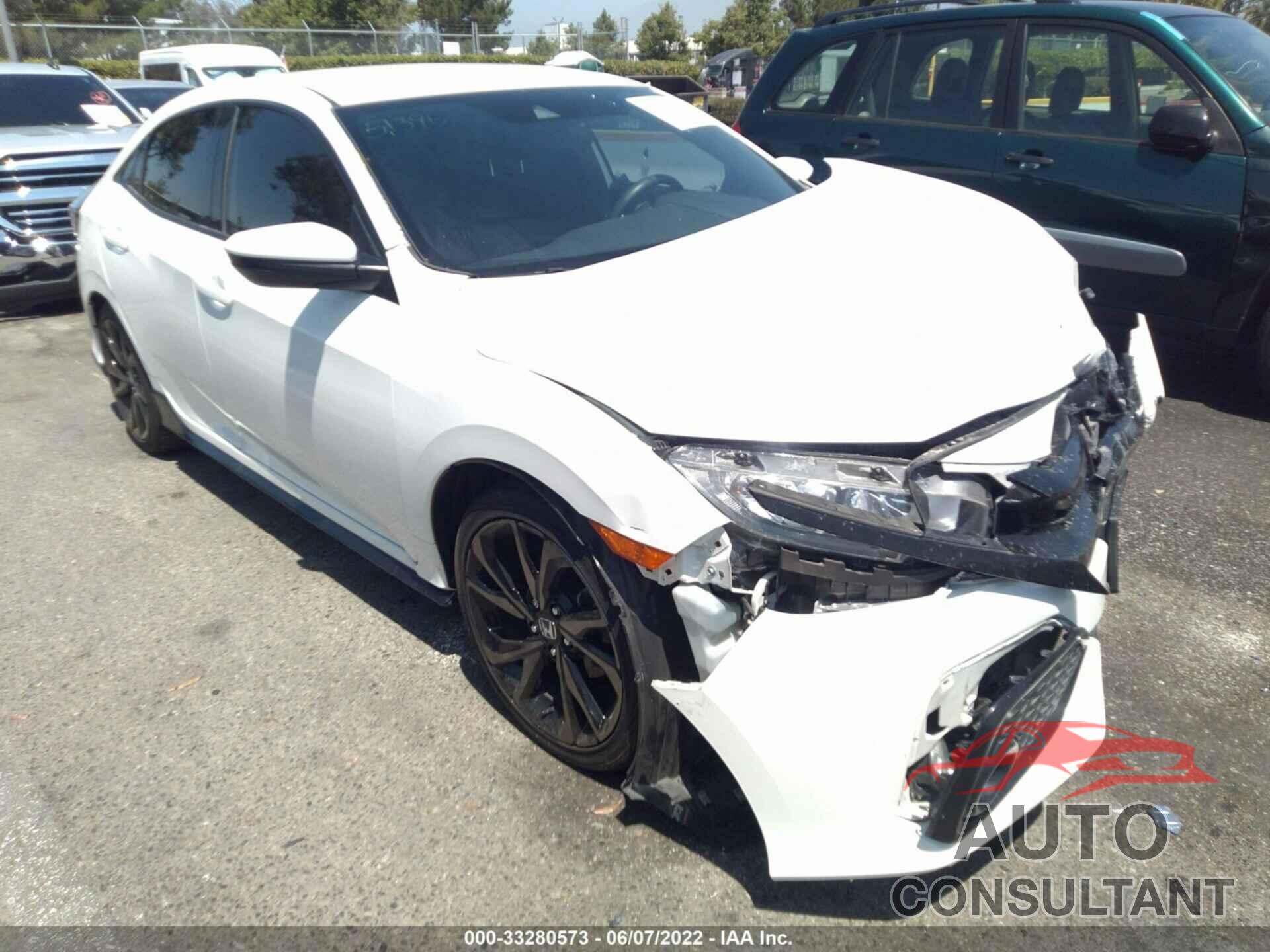 HONDA CIVIC HATCHBACK 2019 - SHHFK7H45KU406184