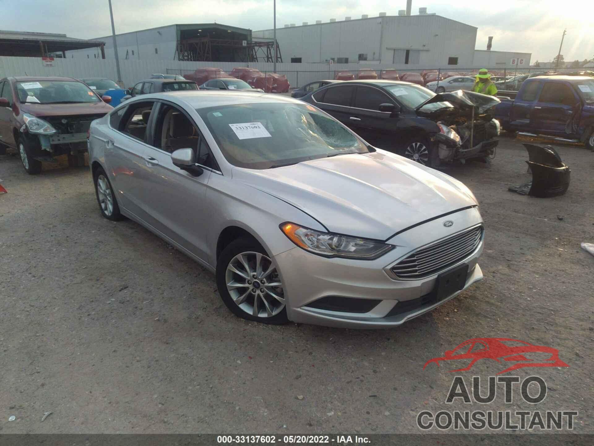FORD FUSION 2017 - 3FA6P0H72HR260375
