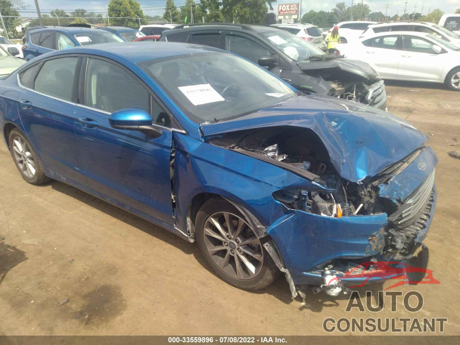 FORD FUSION 2017 - 3FA6P0HD9HR395603