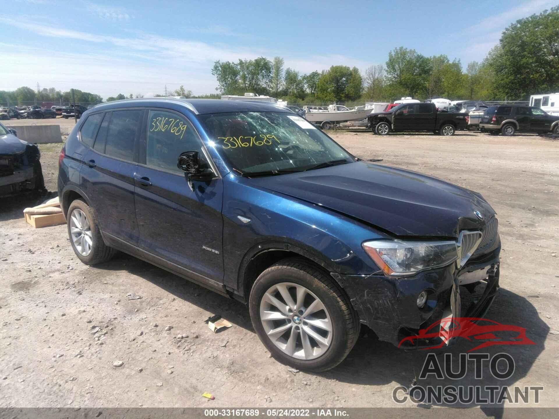 BMW X3 2017 - 5UXWX9C52H0T14566