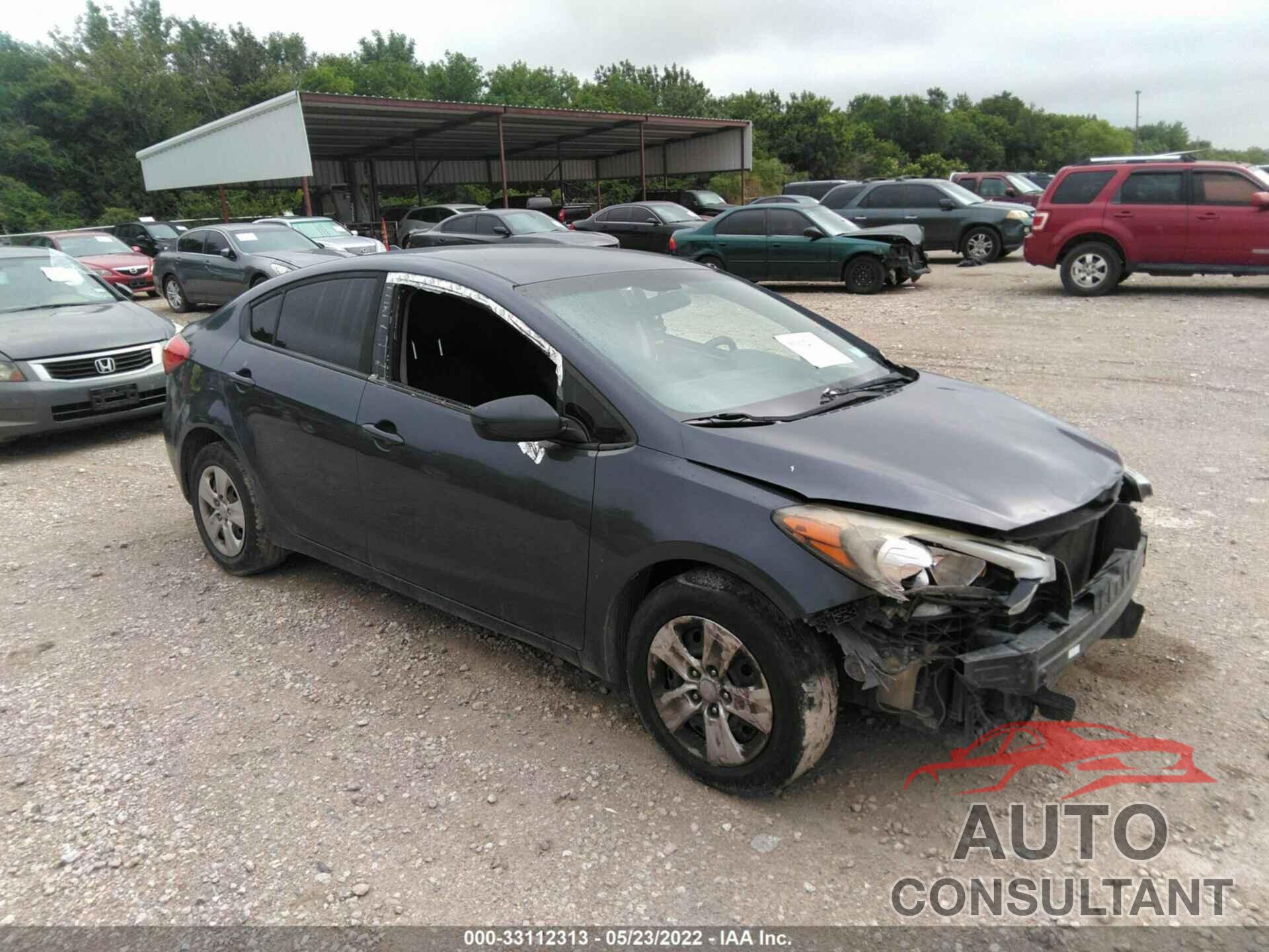 KIA FORTE 2016 - KNAFK4A69G5580471