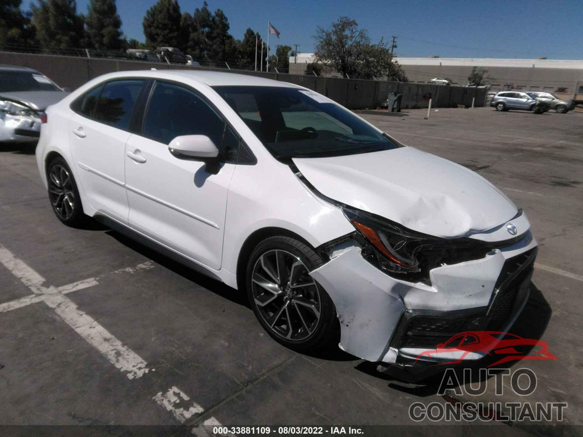 TOYOTA COROLLA 2020 - 5YFS4RCE1LP012452