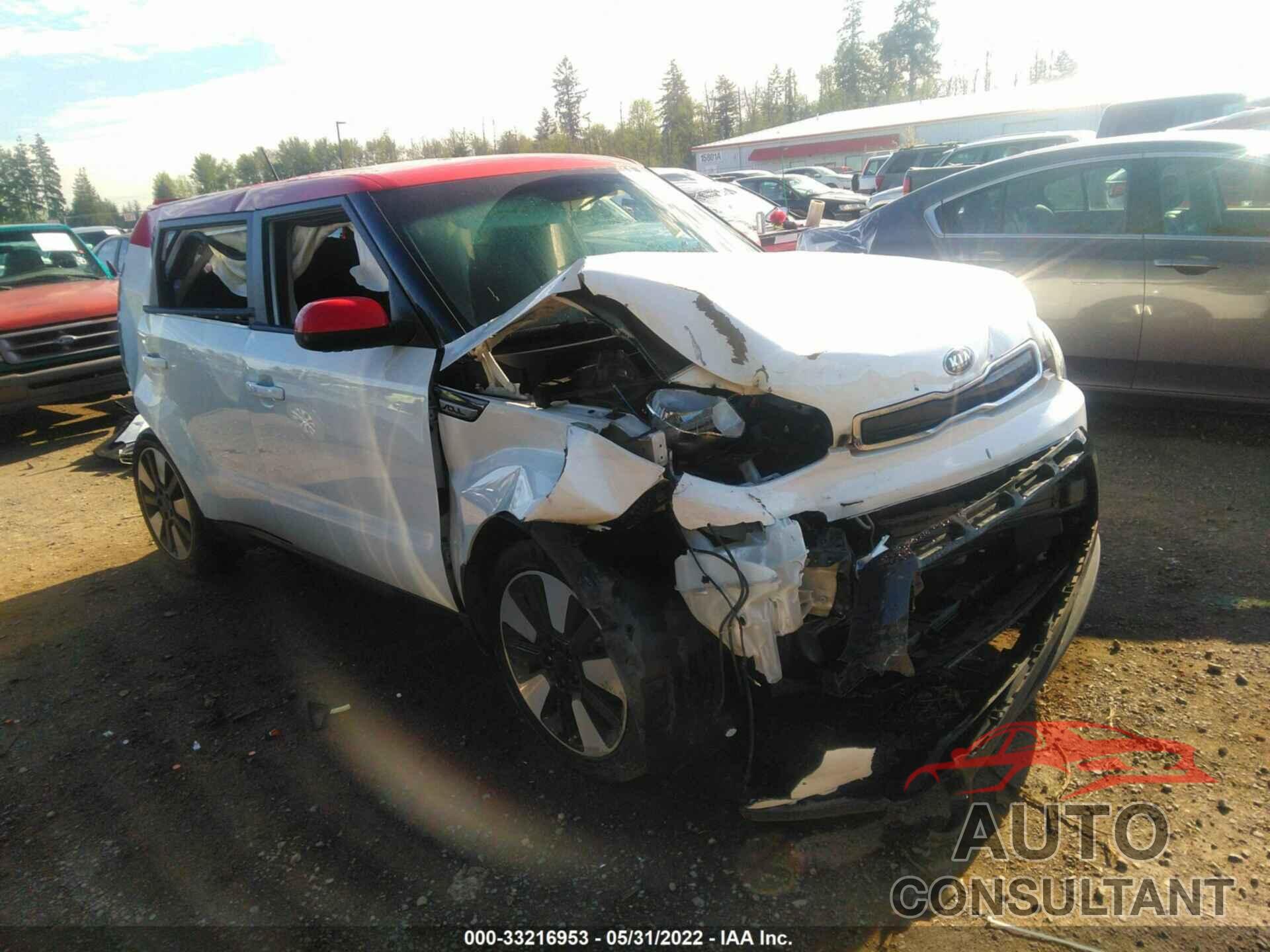 KIA SOUL 2016 - KNDJP3A51G7400906