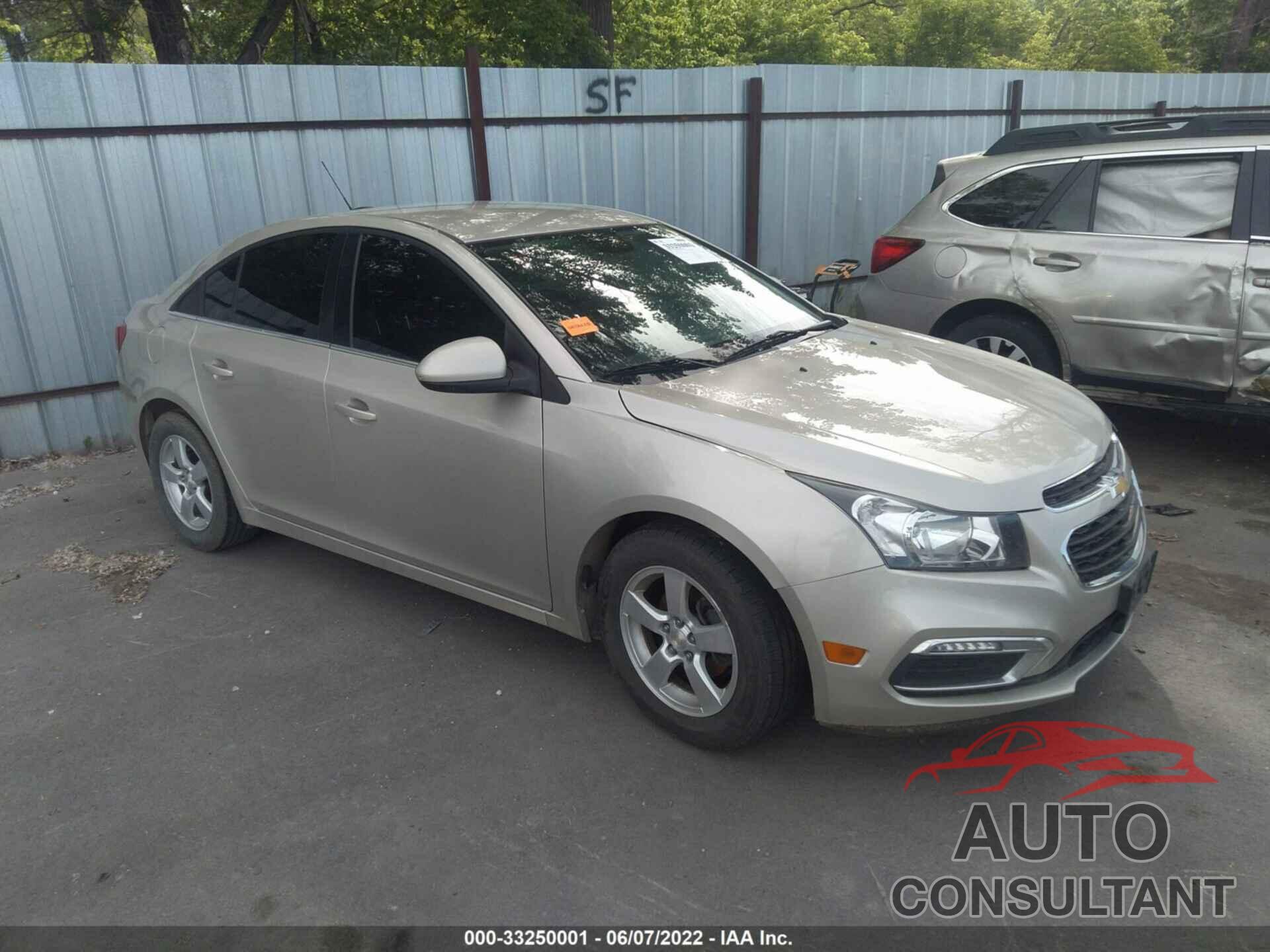 CHEVROLET CRUZE LIMITED 2016 - 1G1PE5SB9G7125049