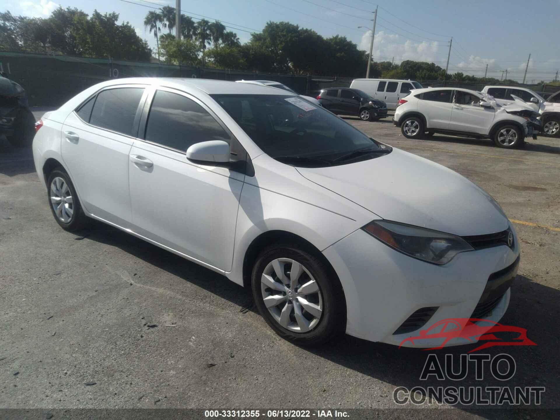 TOYOTA COROLLA 2016 - 5YFBURHE4GP528299