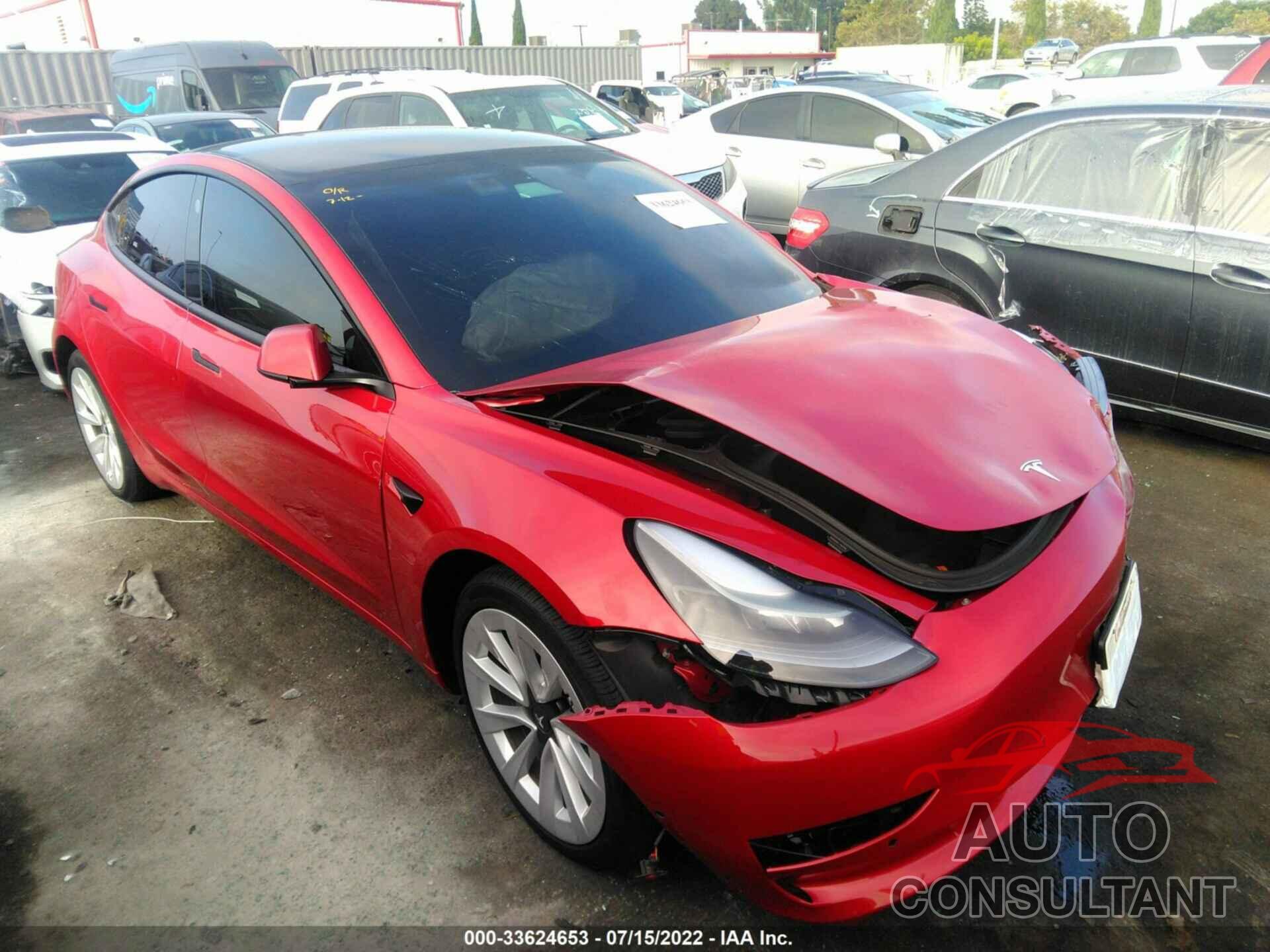 TESLA MODEL 3 2021 - 5YJ3E1EA6MF028060