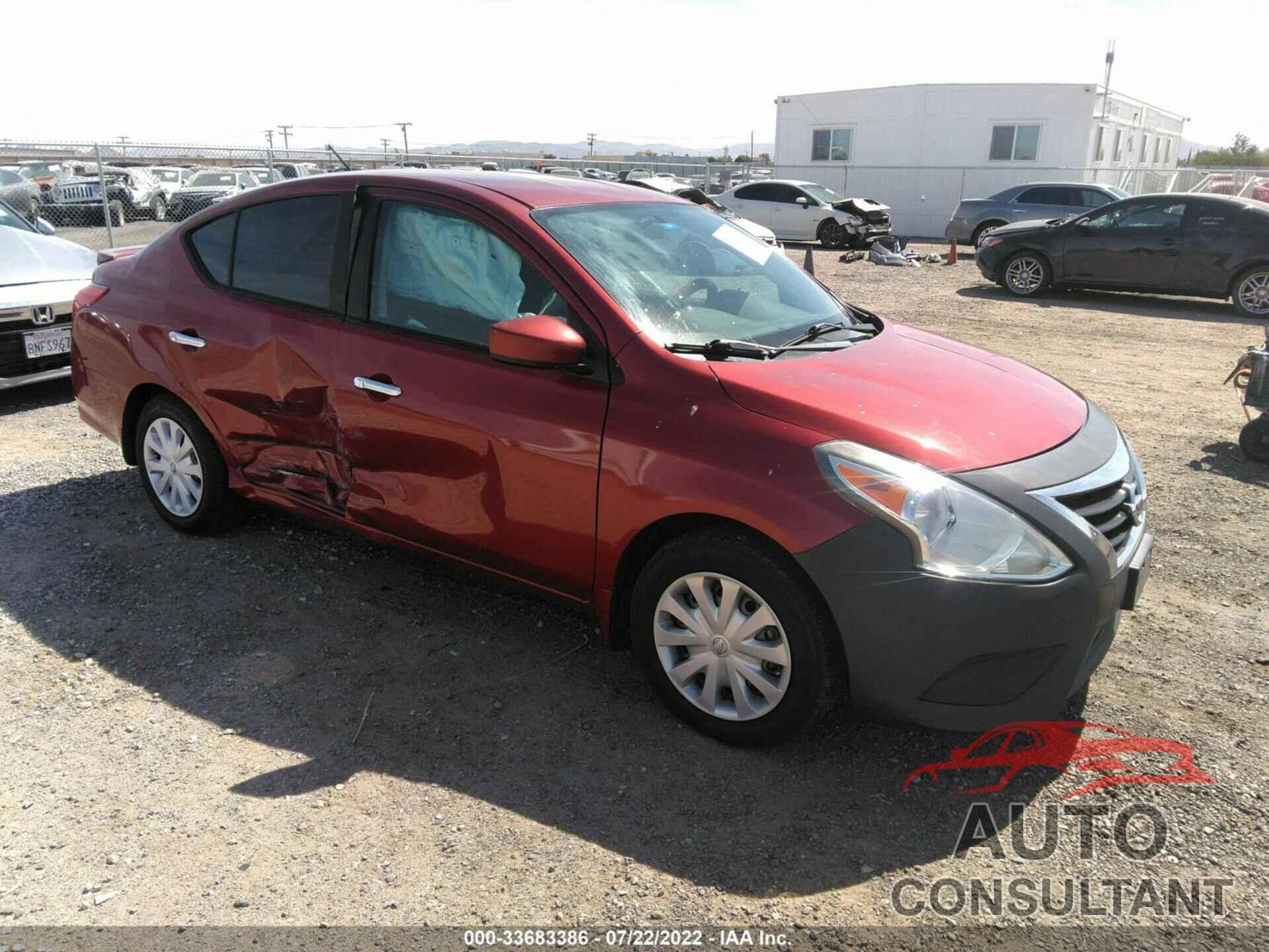 NISSAN VERSA 2016 - 3N1CN7AP6GL847043