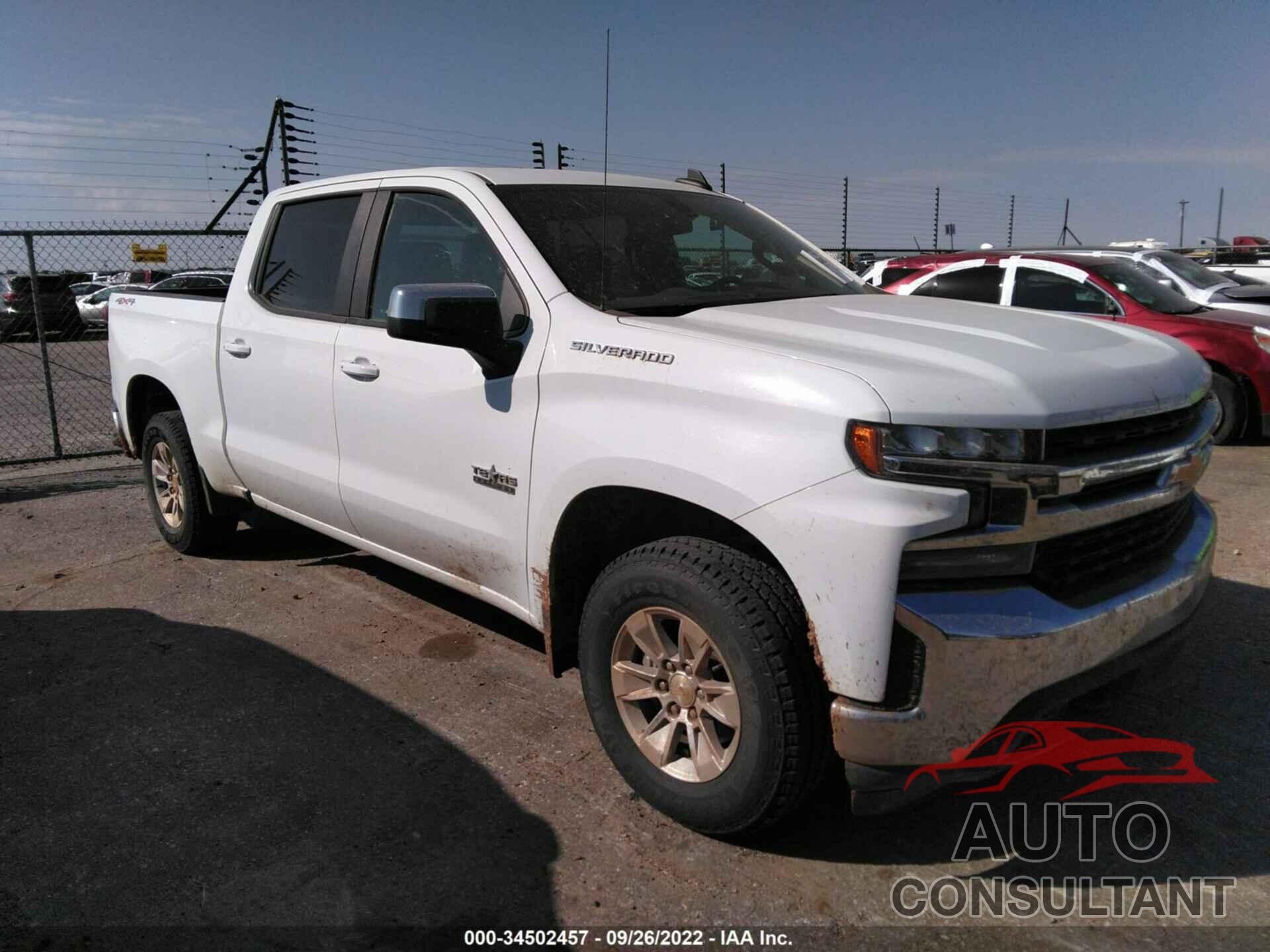 CHEVROLET SILVERADO 1500 2019 - 1GCUYDED7KZ278227