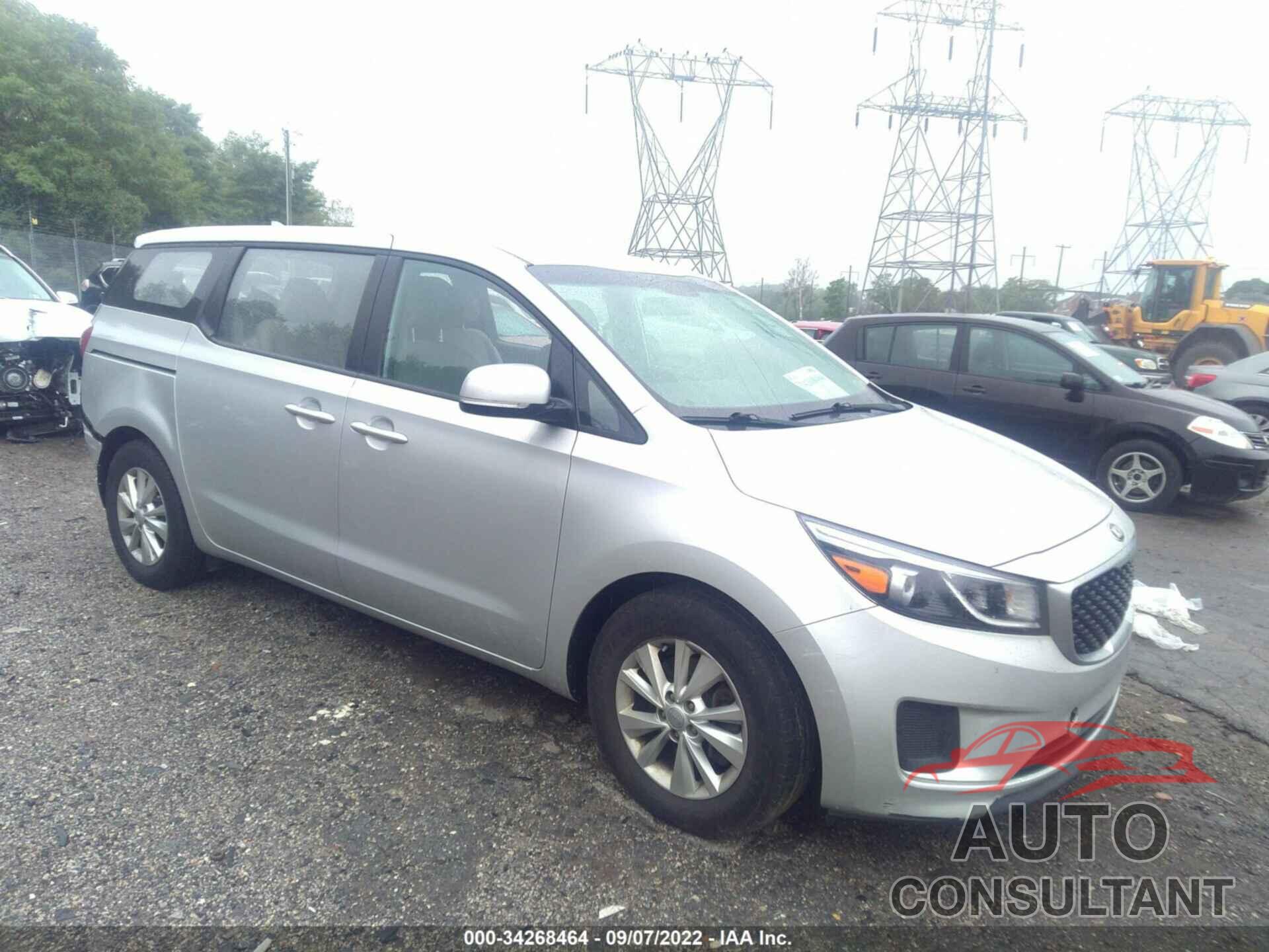 KIA SEDONA 2017 - KNDMA5C13H6282885