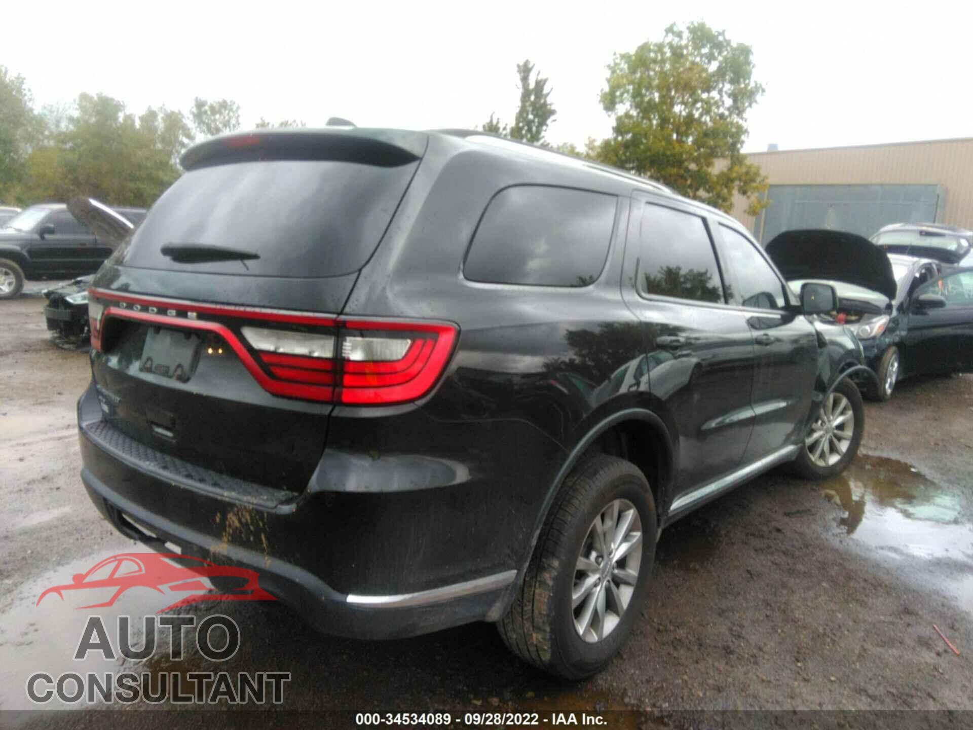 DODGE DURANGO 2016 - 1C4RDJAG7GC486022