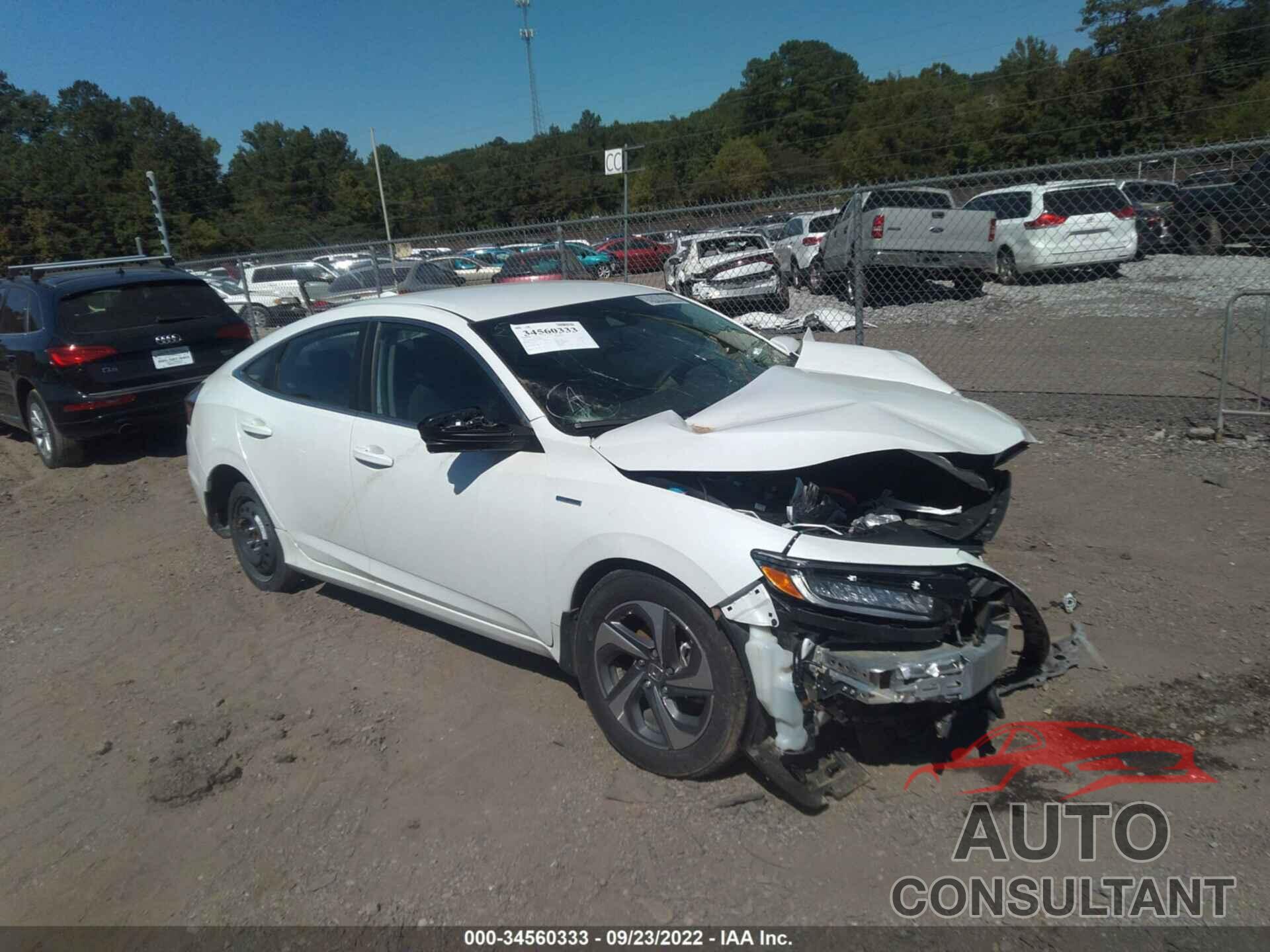 HONDA INSIGHT 2019 - 19XZE4F50KE009679