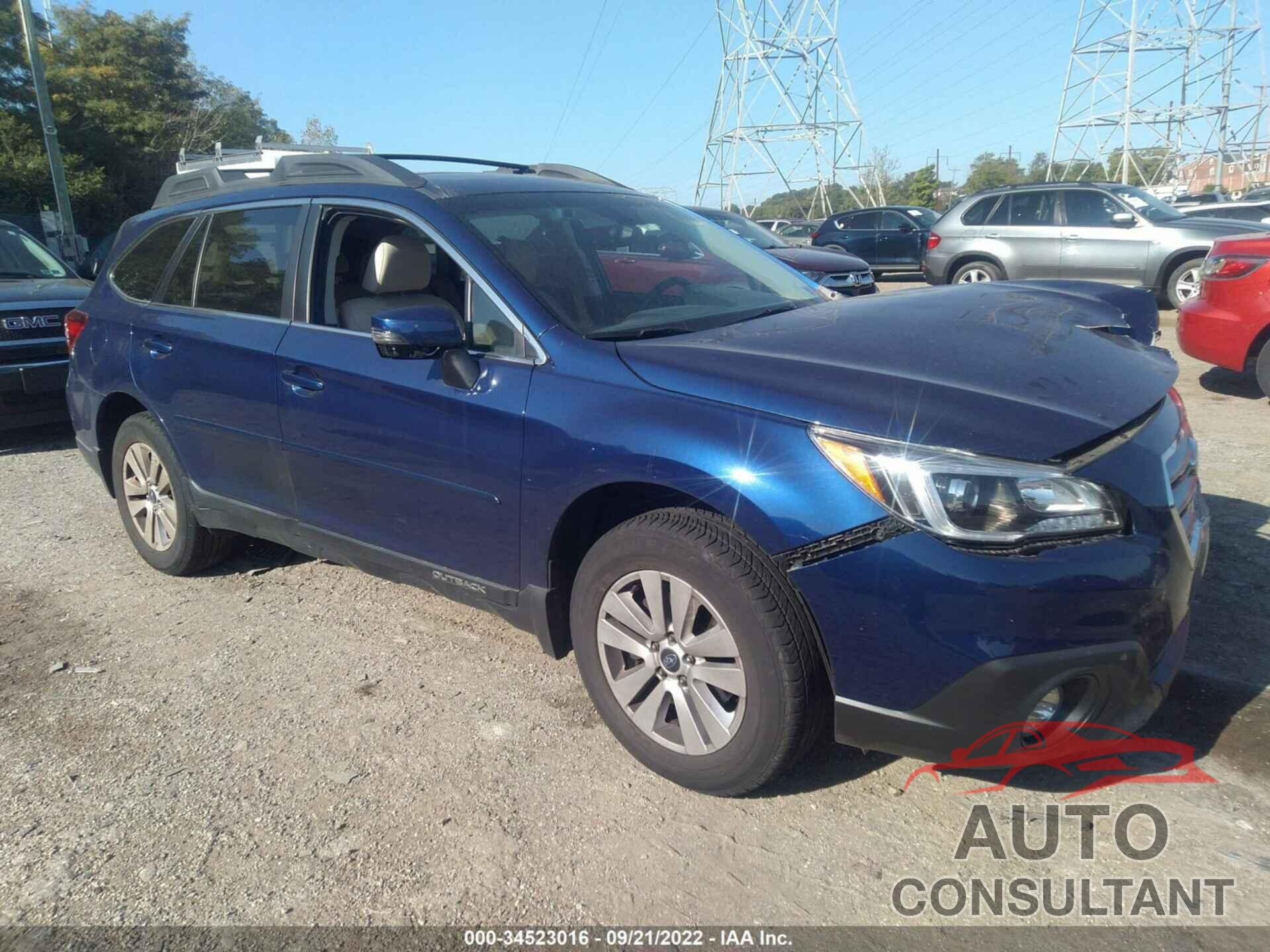 SUBARU OUTBACK 2017 - 4S4BSAHC4H3288344