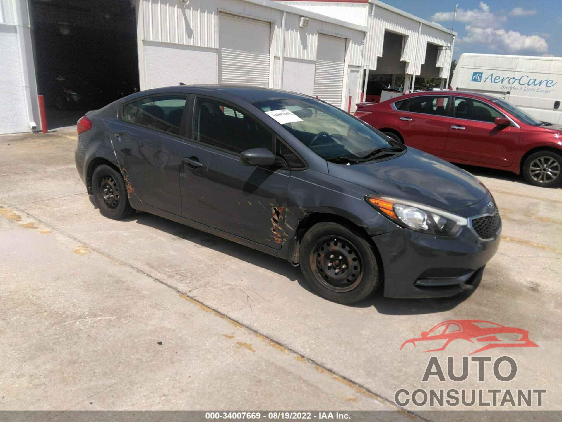 KIA FORTE 2016 - KNAFK4A69G5574377