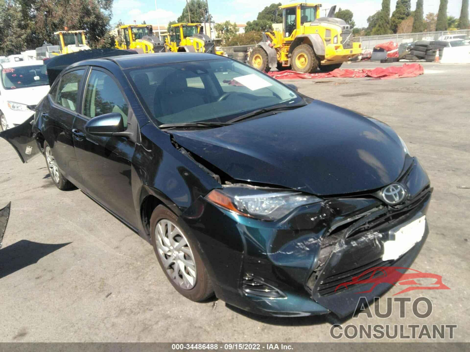 TOYOTA COROLLA 2019 - 2T1BURHE4KC147335