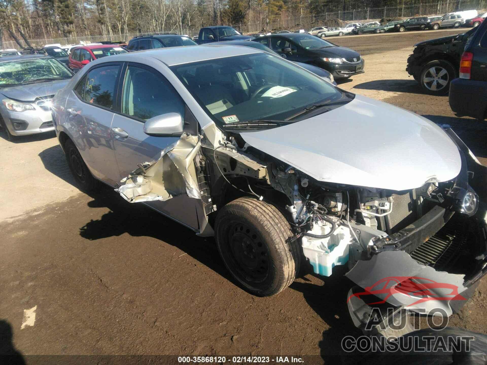 TOYOTA COROLLA 2017 - 2T1BURHEXHC814594