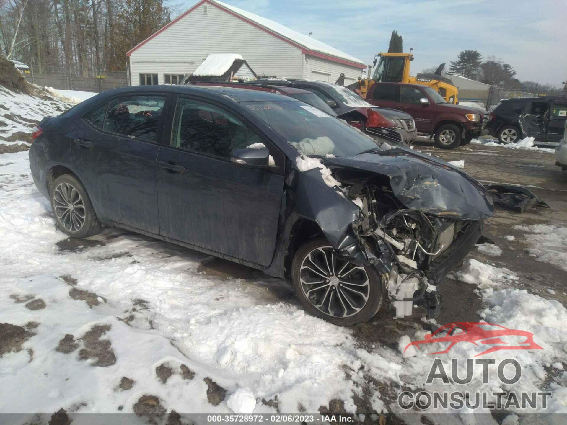 TOYOTA COROLLA 2016 - 2T1BURHE2GC508469