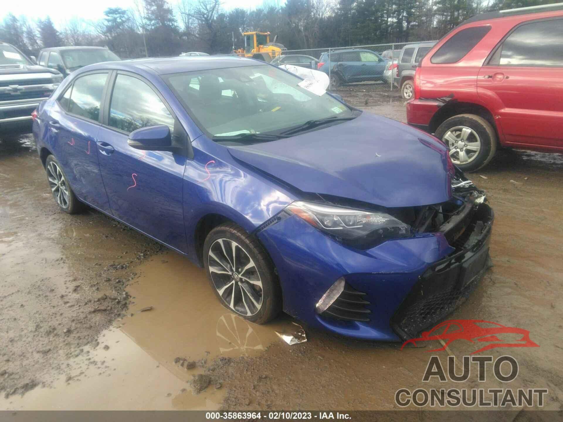 TOYOTA COROLLA 2019 - 2T1BURHE9KC178631