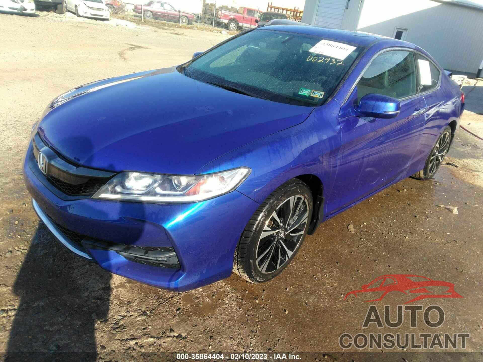 HONDA ACCORD COUPE 2016 - 1HGCT2B81GA002932