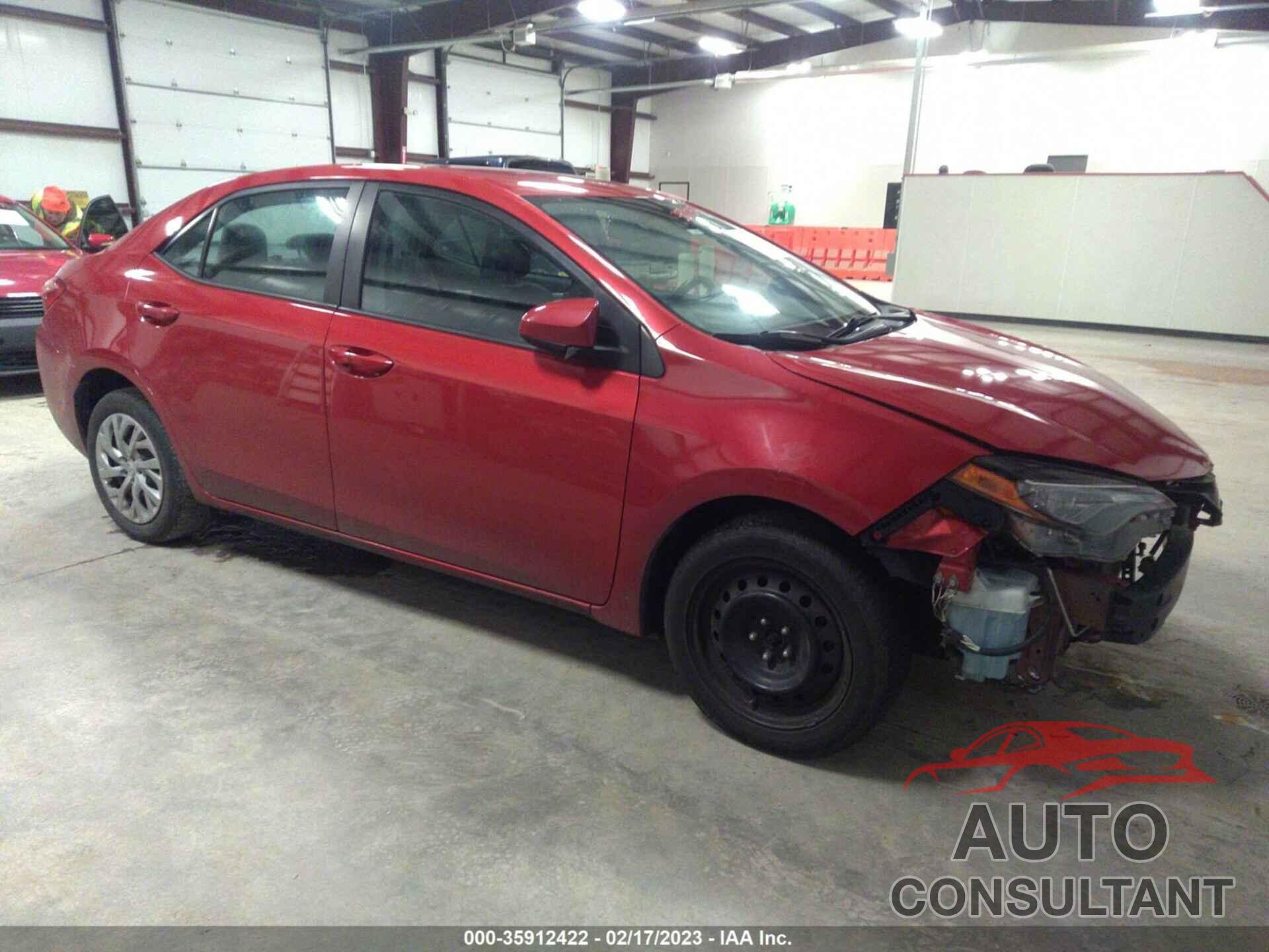 TOYOTA COROLLA 2019 - 5YFBURHE9KP870579