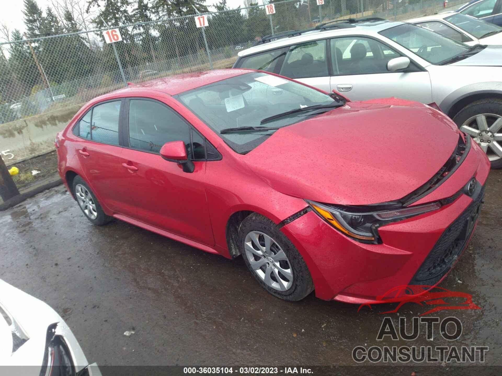 TOYOTA COROLLA 2021 - 5YFEPMAE3MP209800