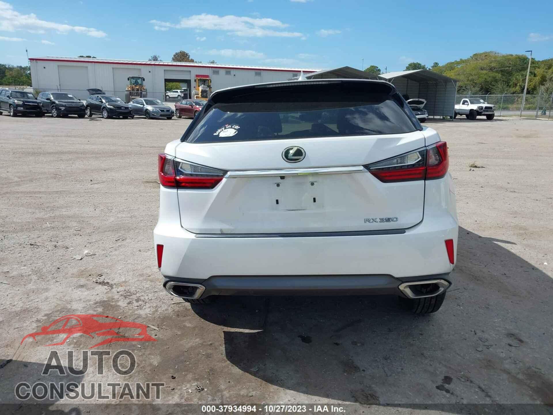LEXUS RX 2017 - 2T2ZZMCA5HC046302