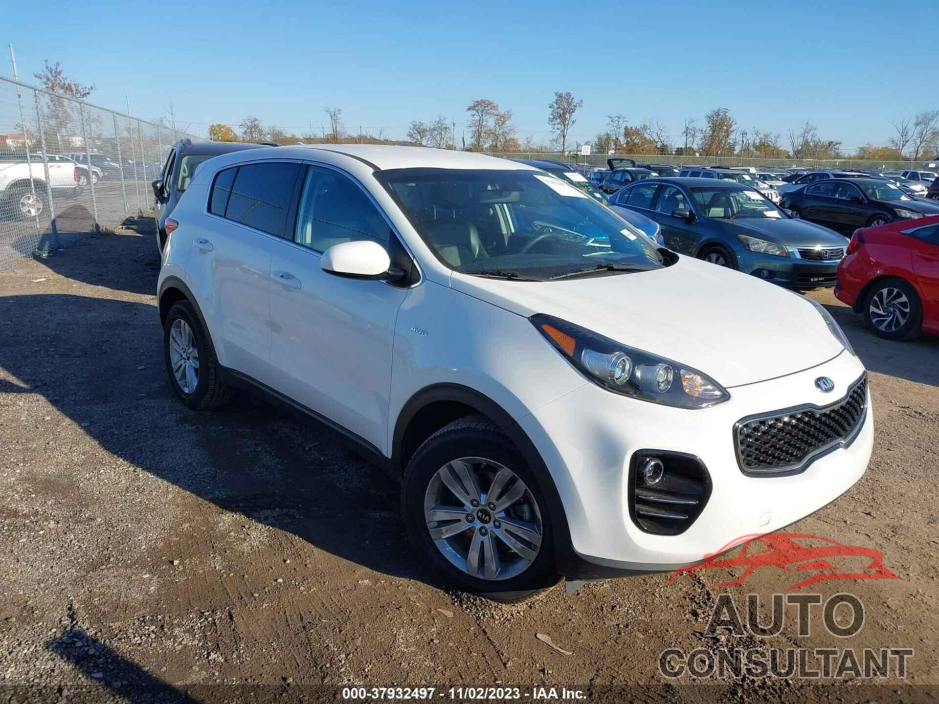 KIA SPORTAGE 2017 - KNDPMCAC5H7115838
