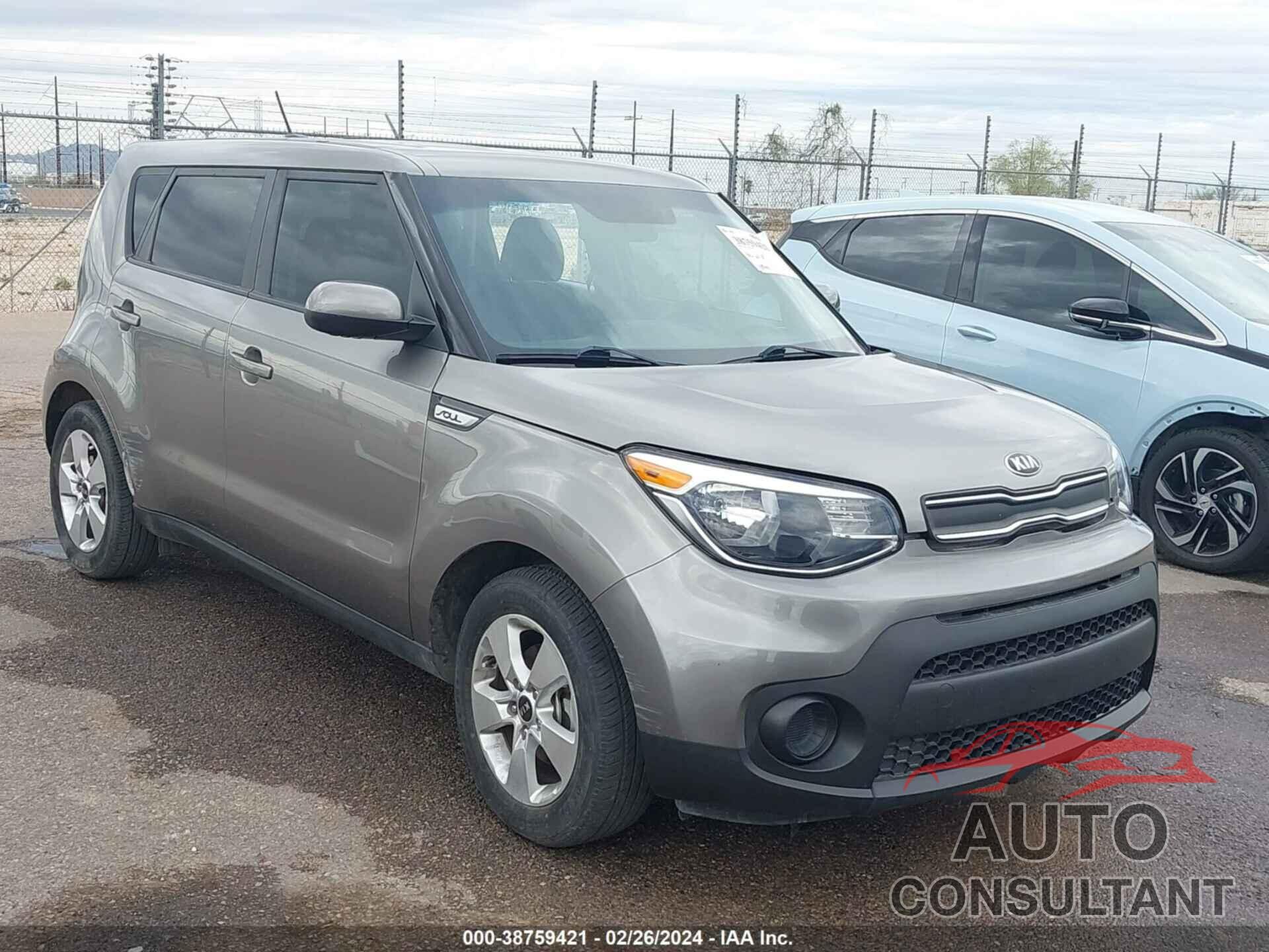 KIA SOUL 2019 - KNDJN2A24K7694493