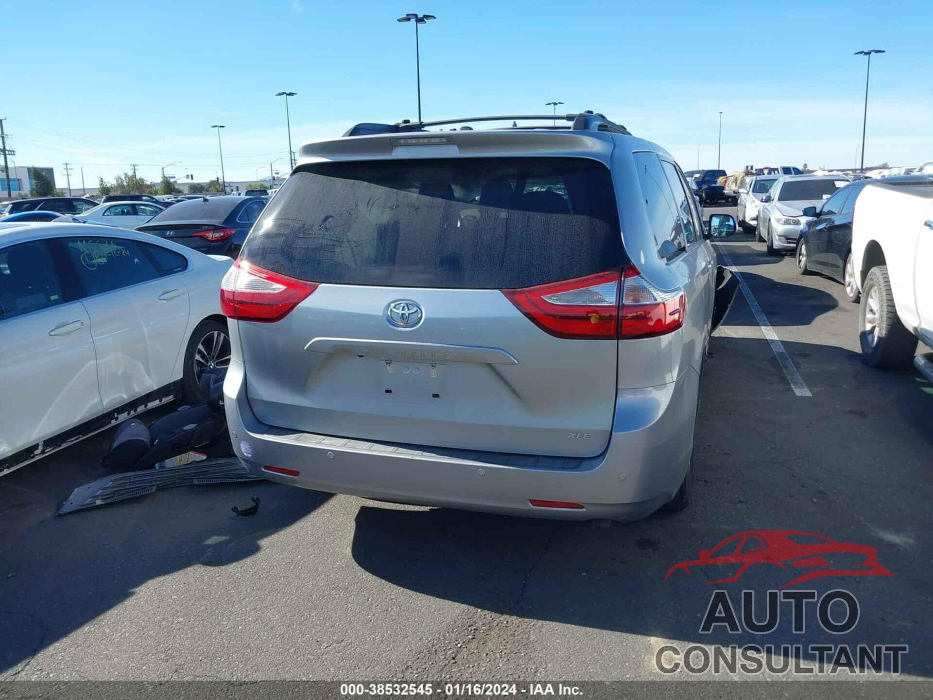 TOYOTA SIENNA 2017 - 5TDYZ3DC9HS769149