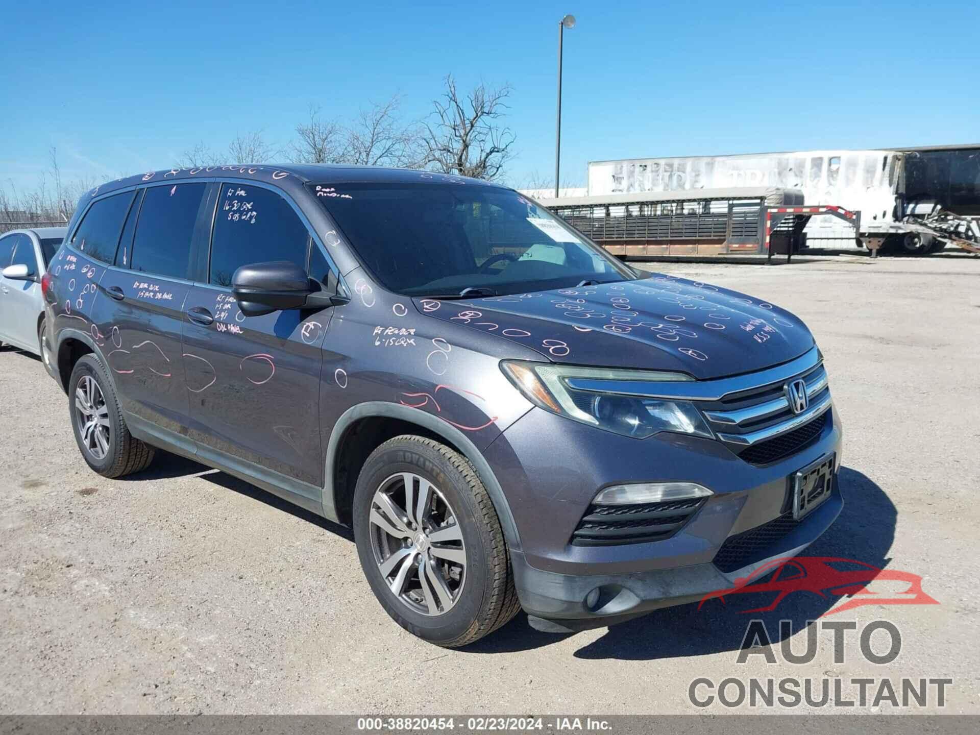 HONDA PILOT 2016 - 5FNYF5H82GB007665