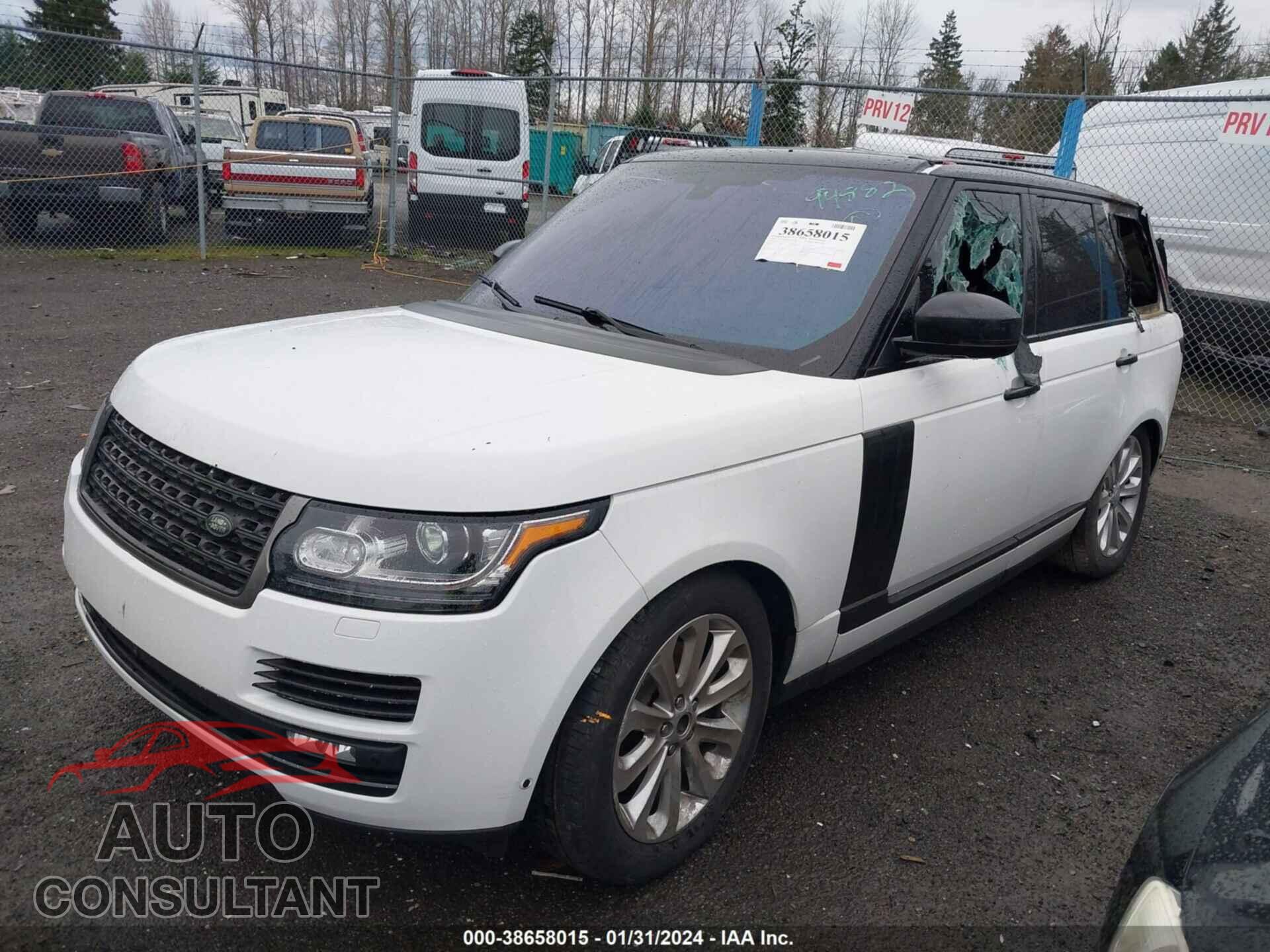 LAND ROVER RANGE ROVER 2016 - SALGS2KF9GA258374