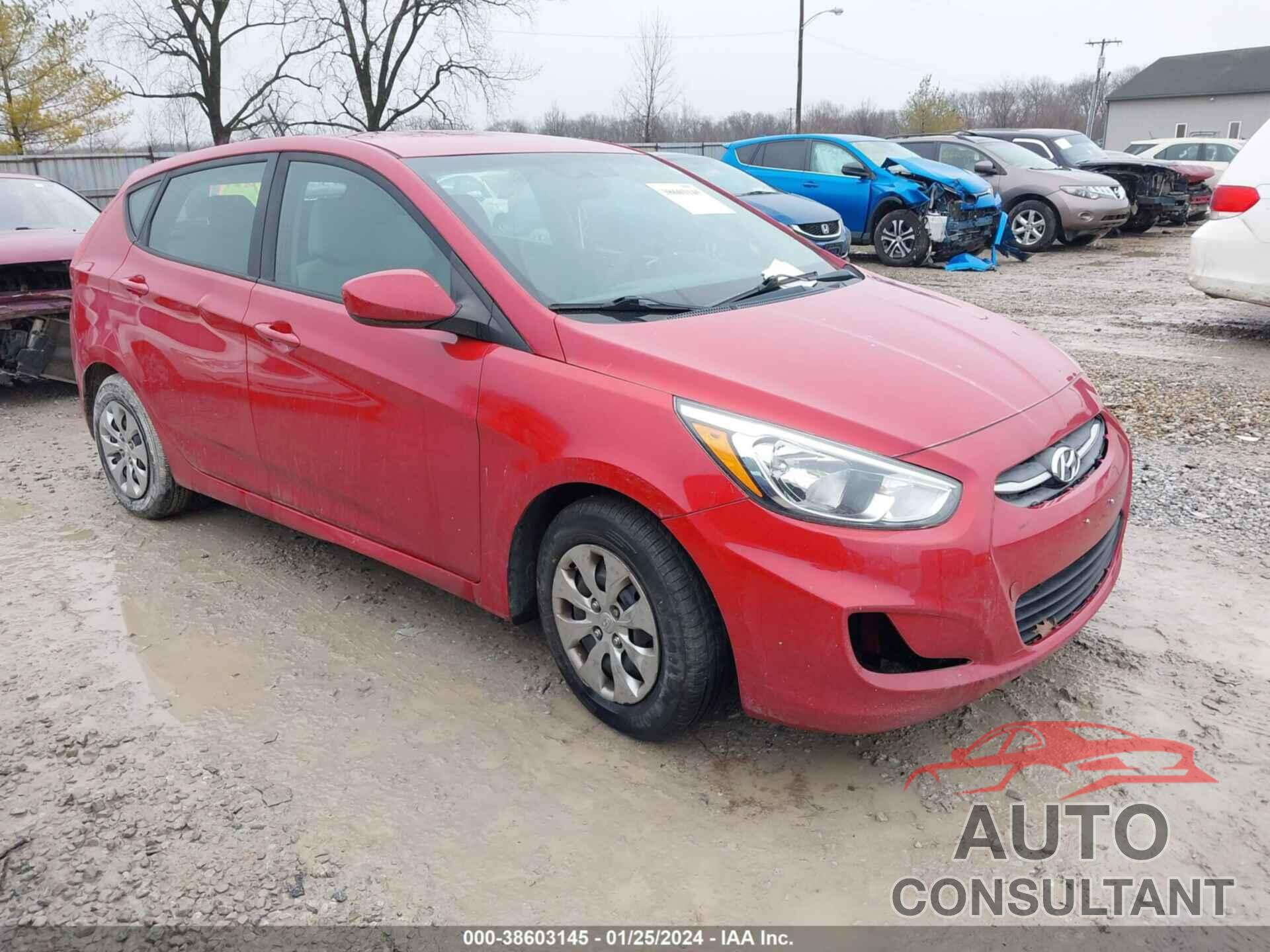 HYUNDAI ACCENT 2017 - KMHCT5AE5HU338392