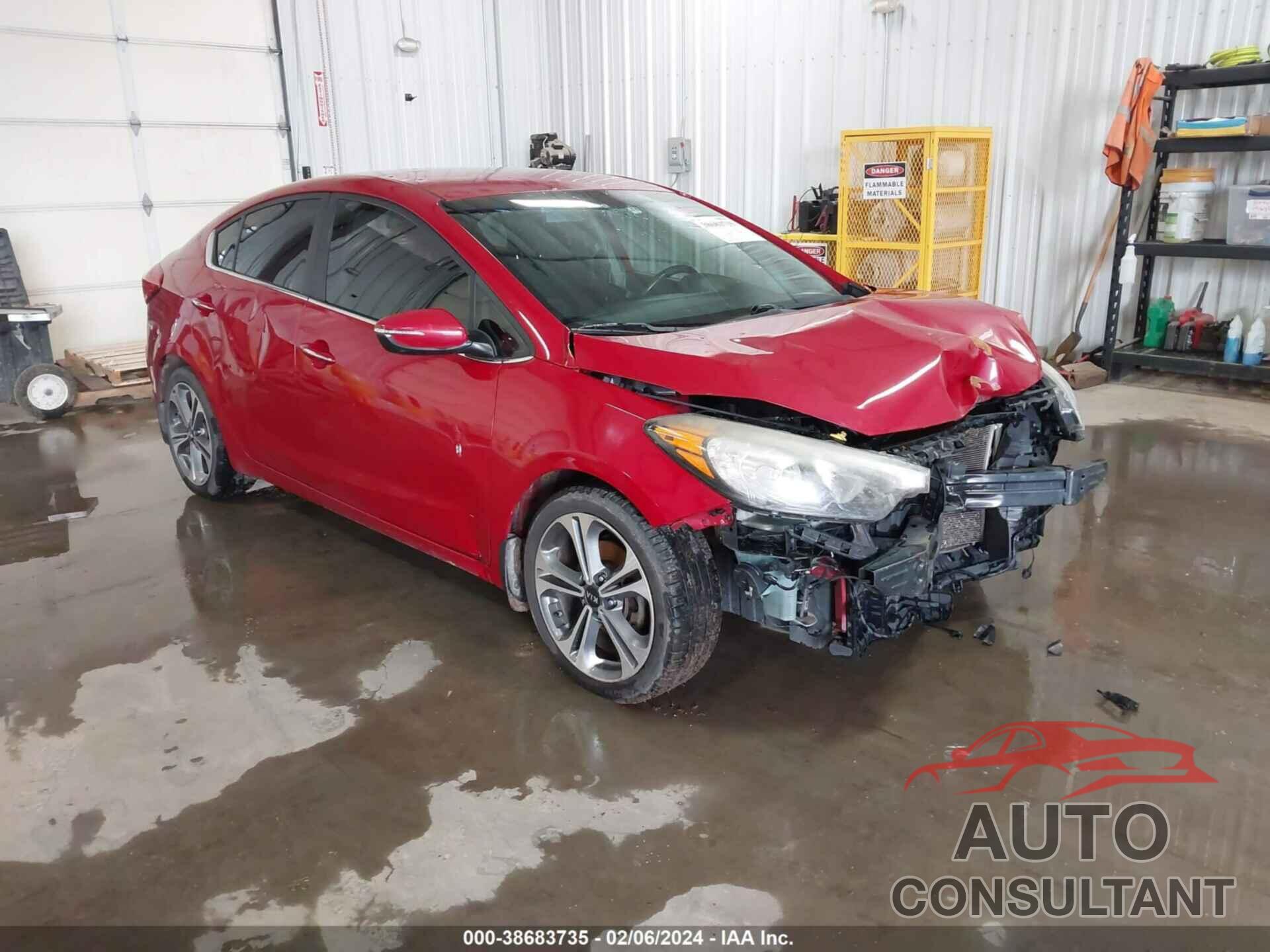 KIA FORTE 2016 - KNAFX4A87G5591472