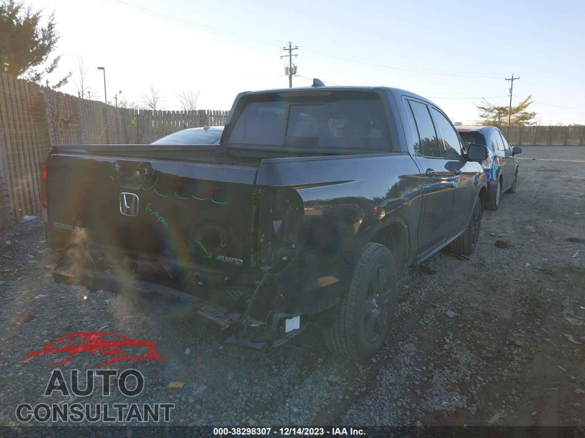 HONDA RIDGELINE 2017 - 5FPYK3F84HB033115