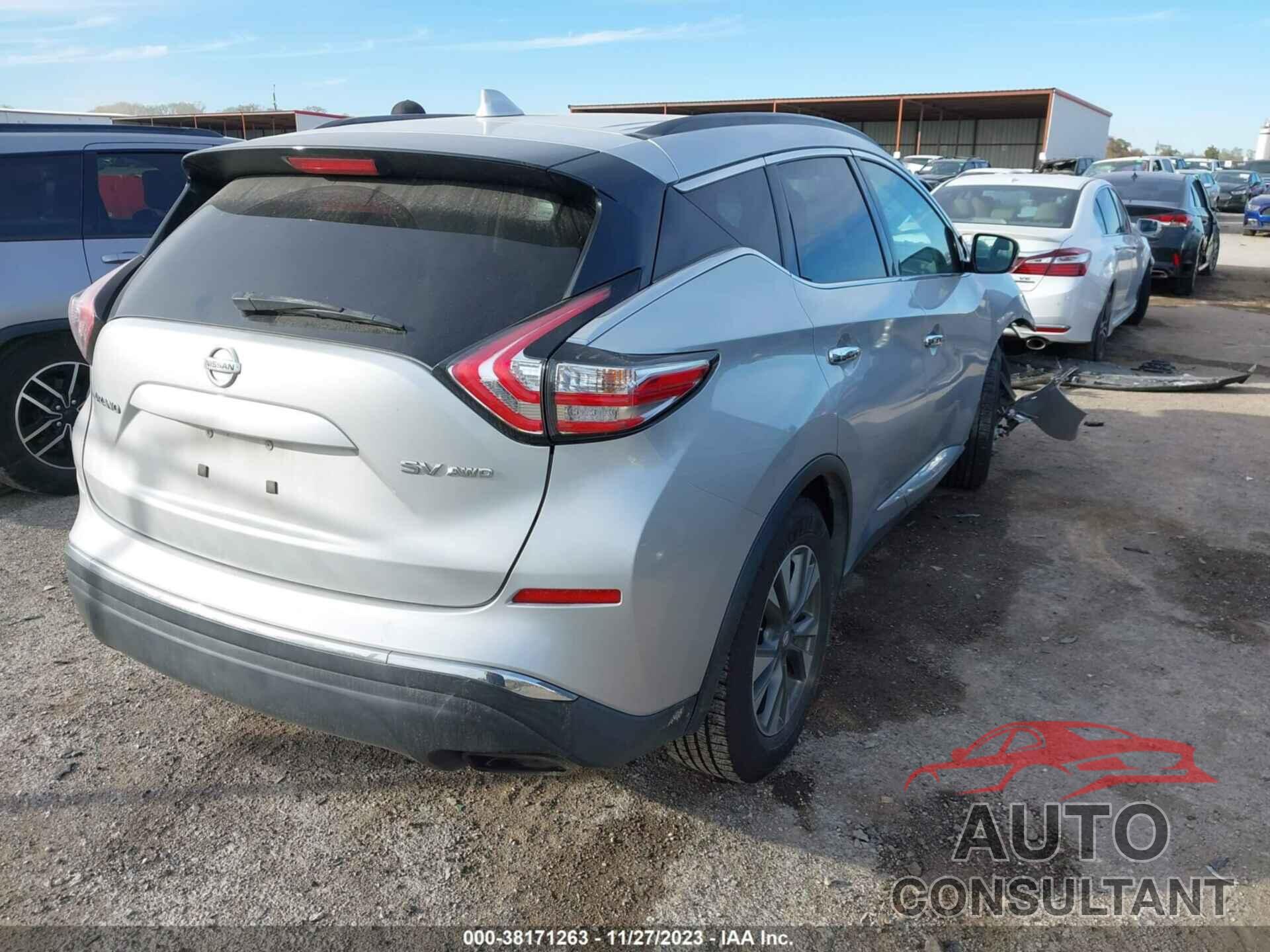 NISSAN MURANO 2017 - 5N1AZ2MH0HN104780