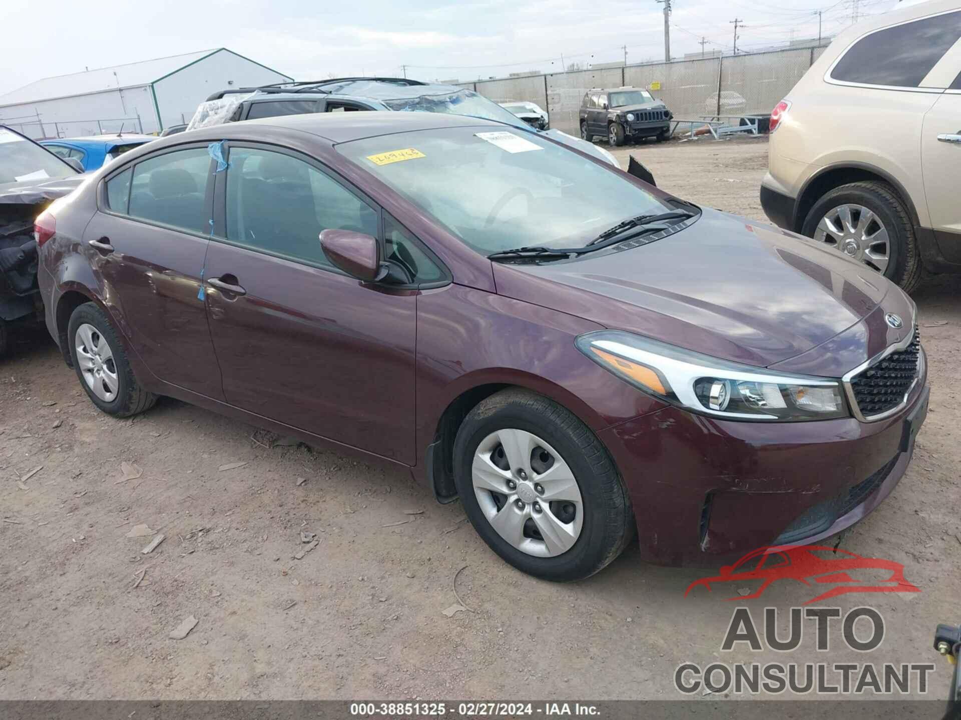 KIA FORTE 2018 - 3KPFL4A78JE209466