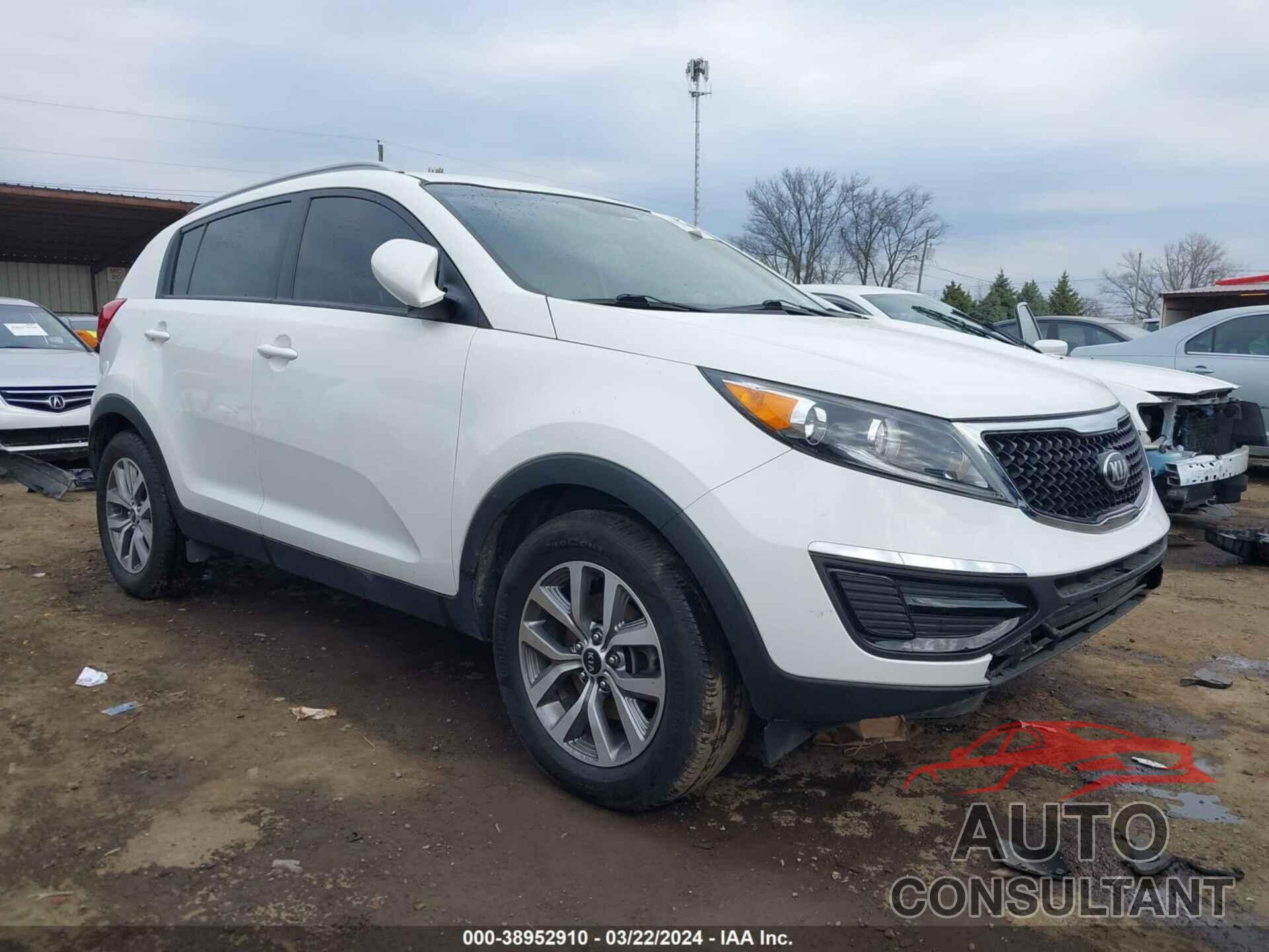 KIA SPORTAGE 2016 - KNDPB3AC6G7876219