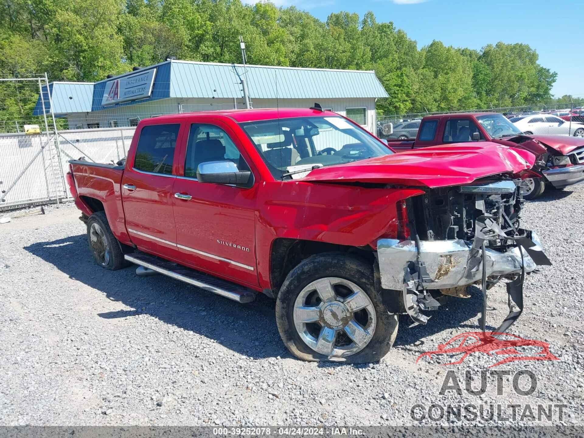 CHEVROLET SILVERADO 1500 2017 - 3GCUKSEJ2HG230087