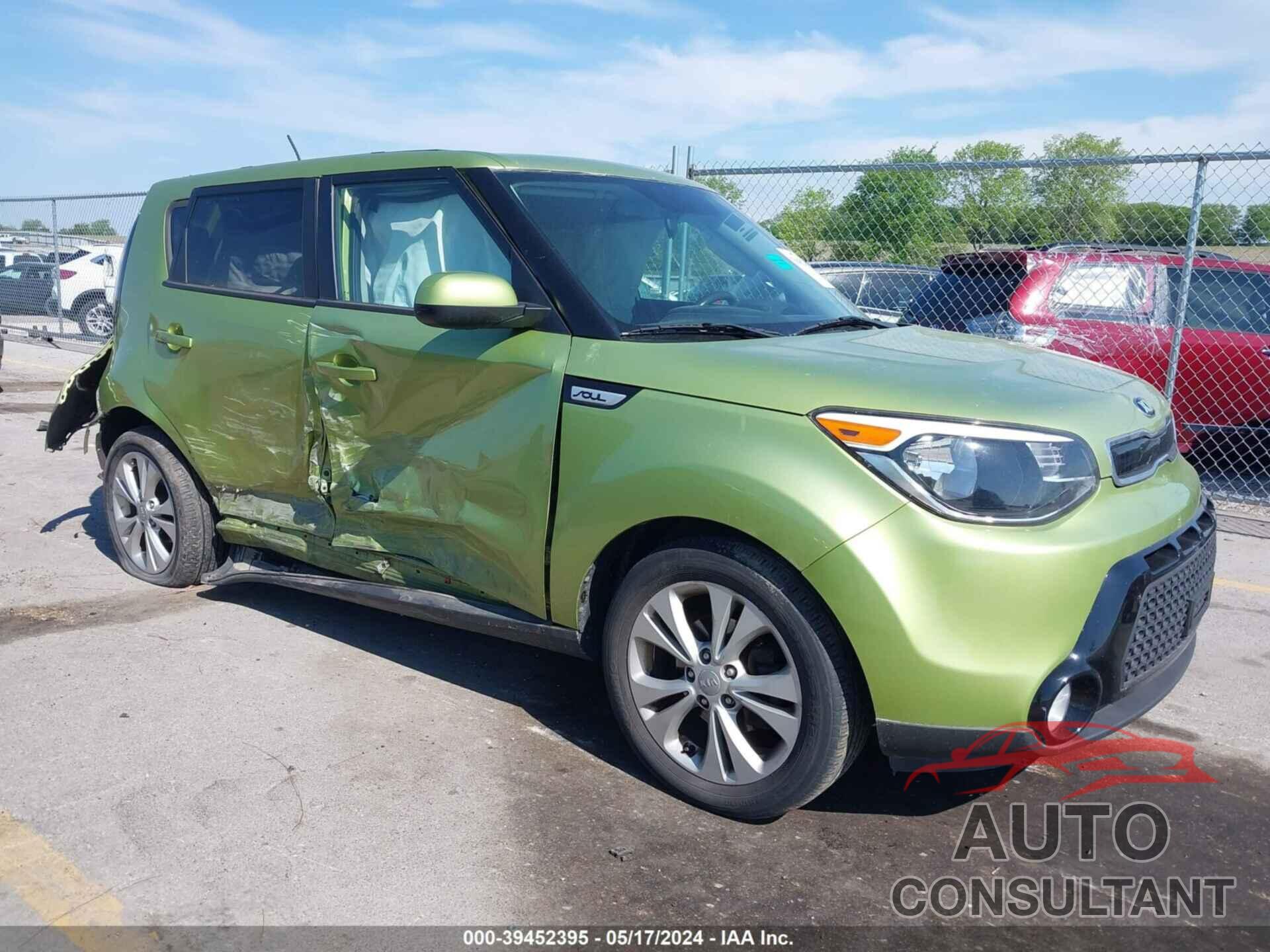 KIA SOUL 2016 - KNDJP3A55G7852521