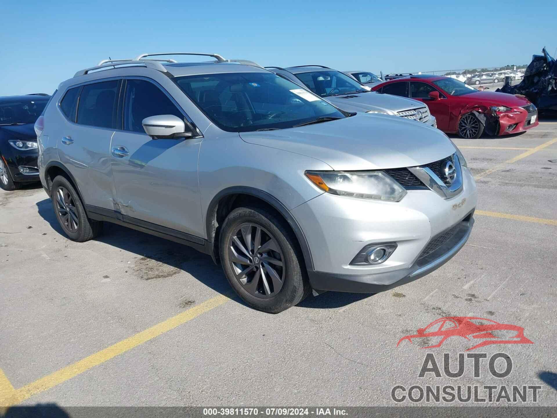 NISSAN ROGUE 2016 - 5N1AT2MT3GC876366