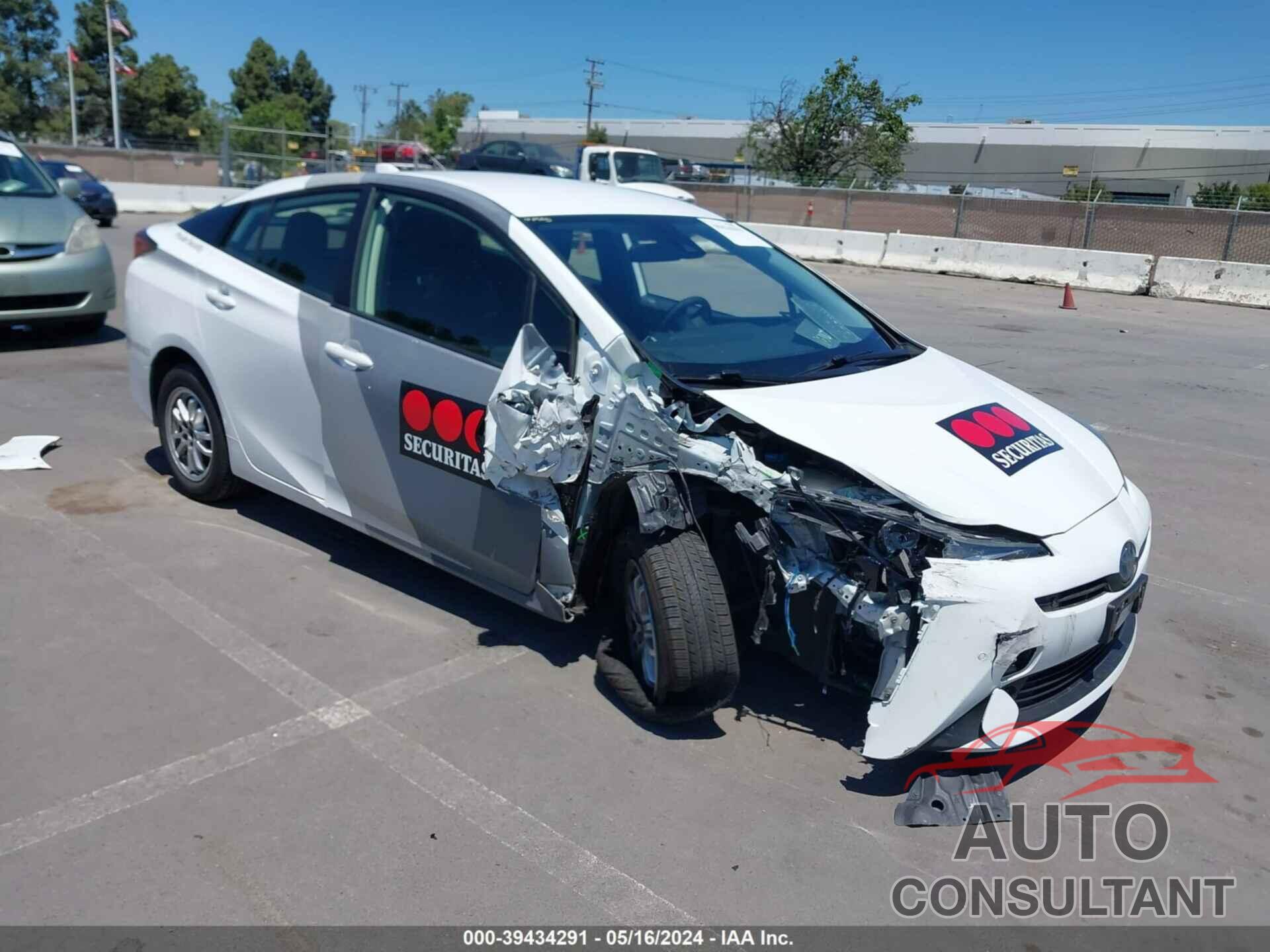 TOYOTA PRIUS 2020 - JTDKARFU4L3122013