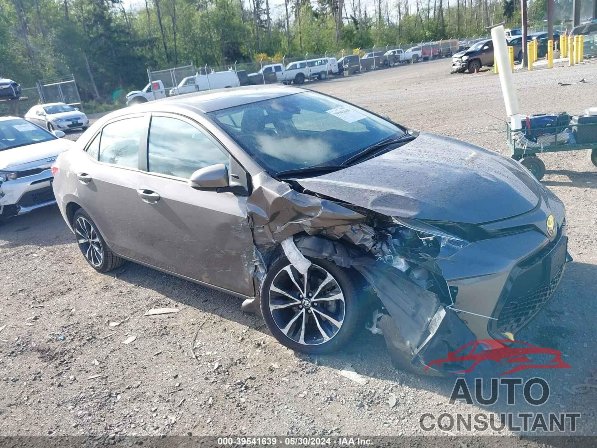 TOYOTA COROLLA 2017 - 2T1BURHE5HC762257